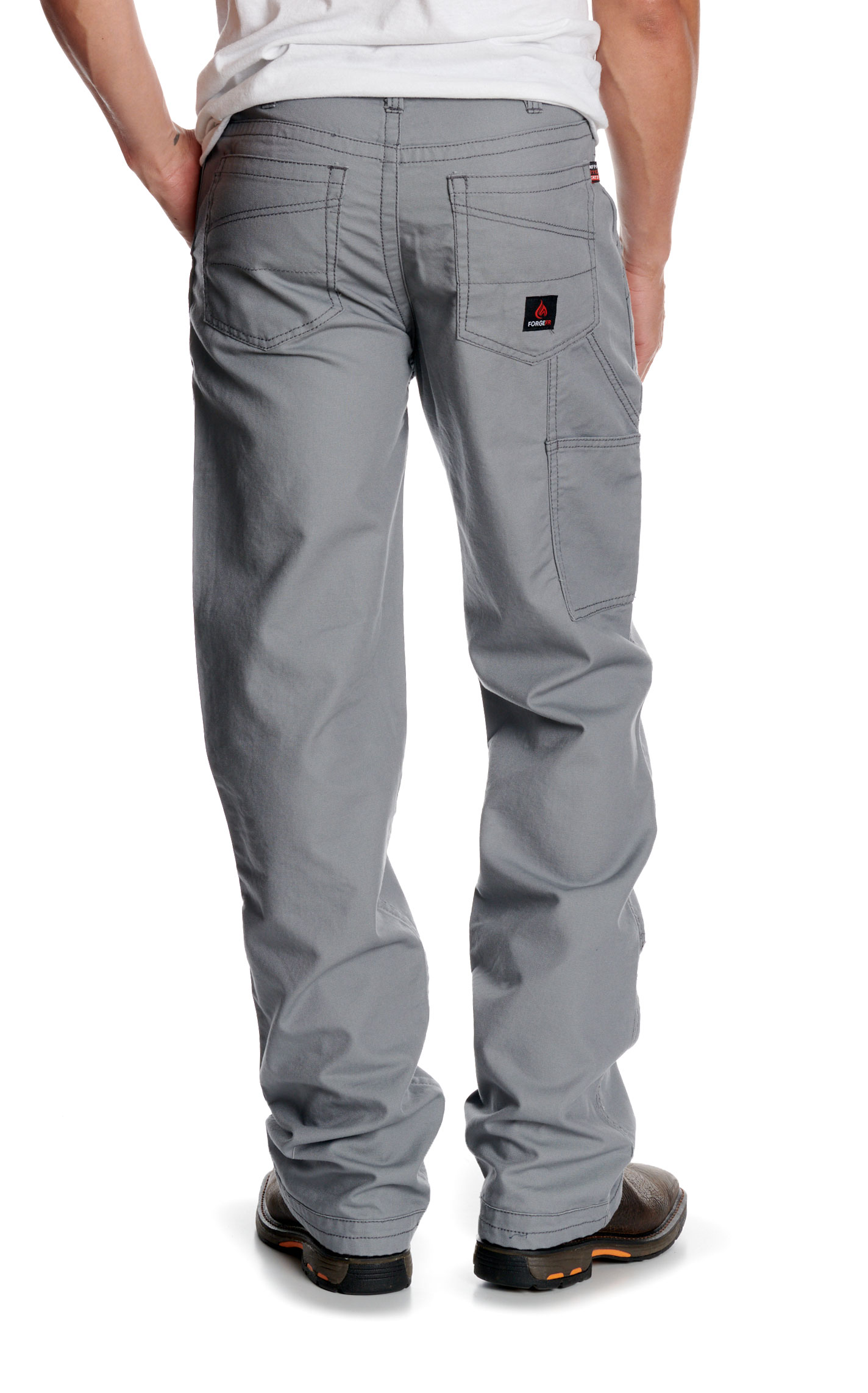 Forge Men's Gray FR Utility Pants - Image 2