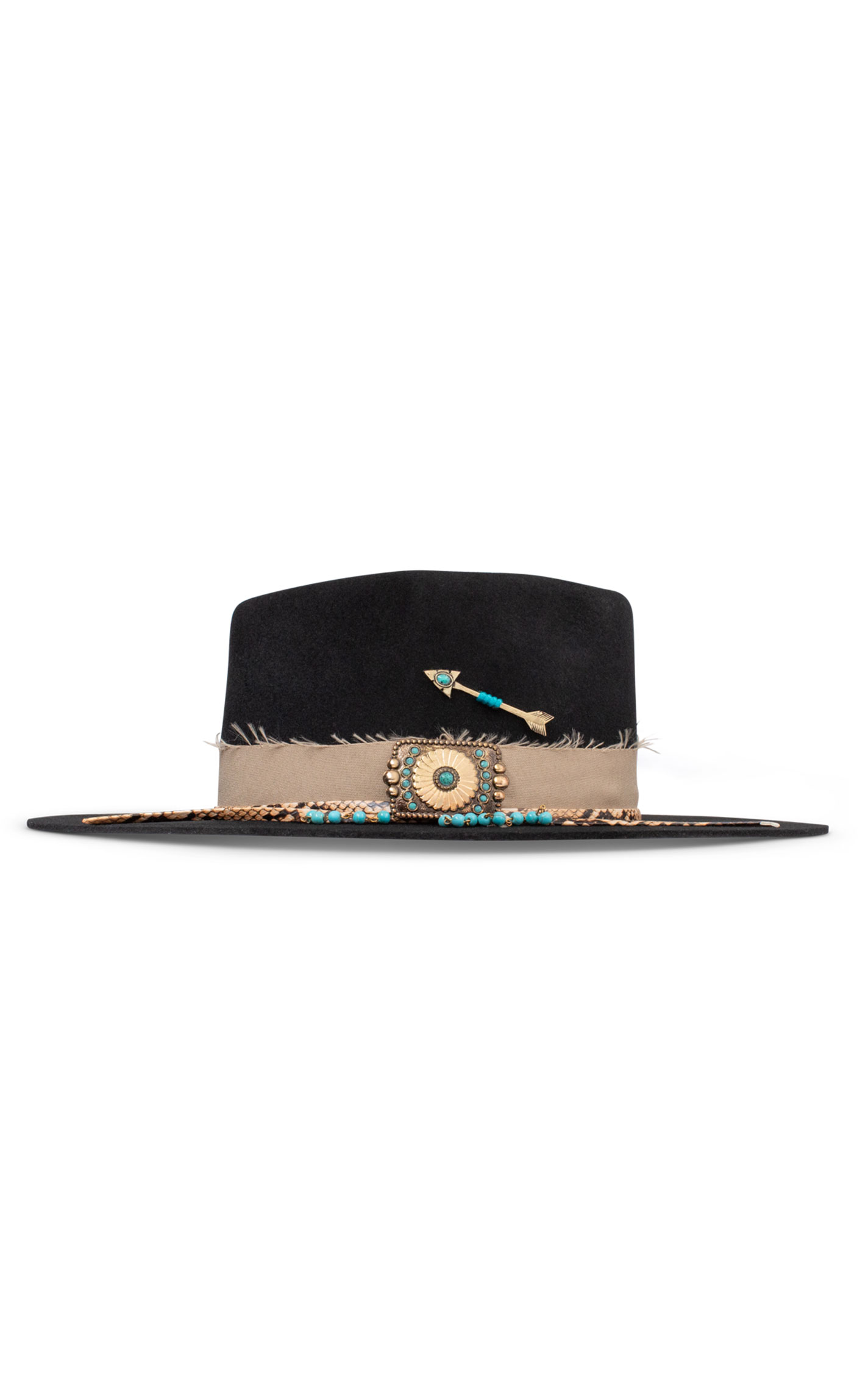 Charlie 1 Horse Laney Wilson Women's Black Wool Felt 'Lucky Me' Hat - Image 5