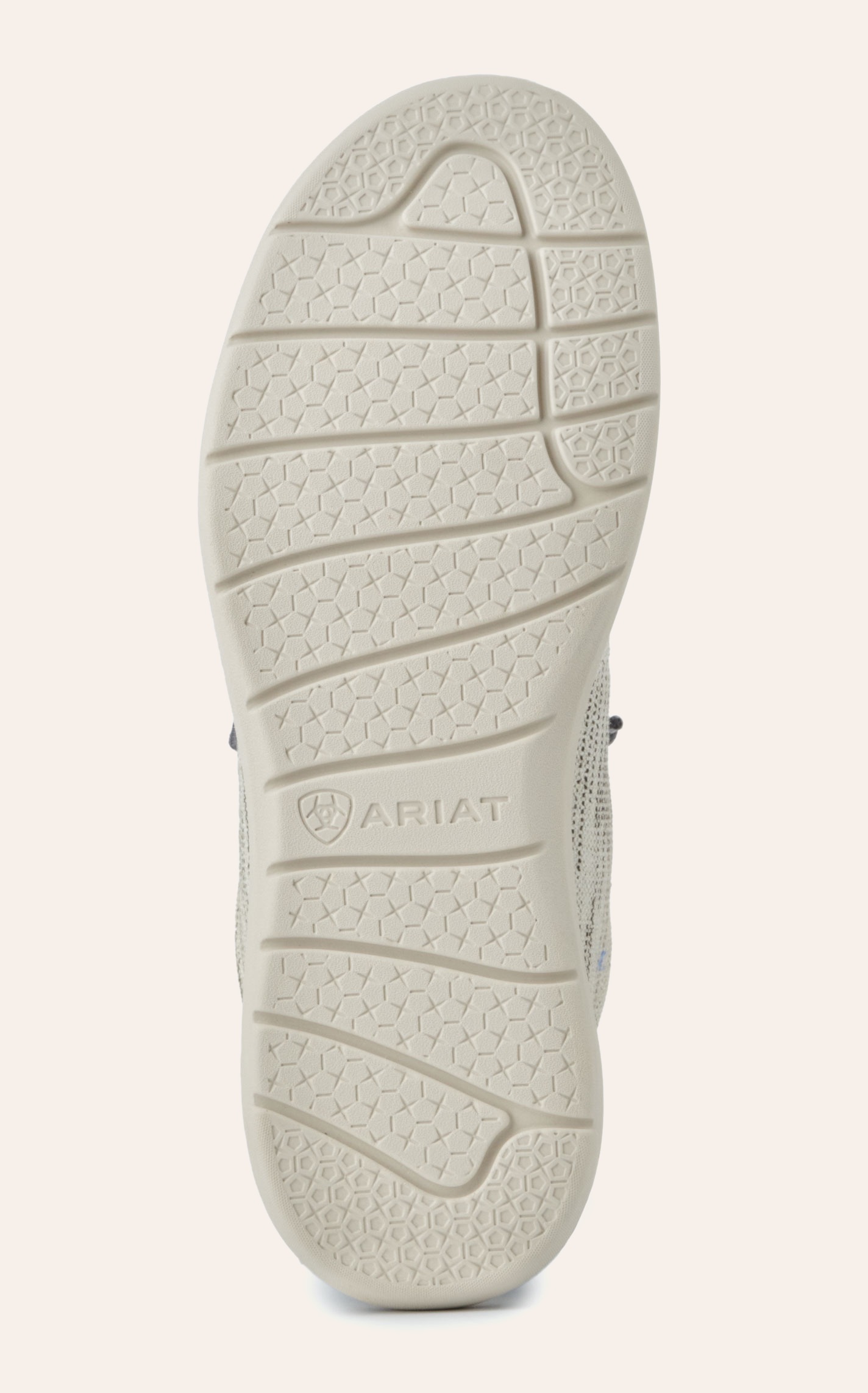 Ariat Men's Hilo Heather White with Dark Denim Stretch Lace Casual Shoe - Image 1