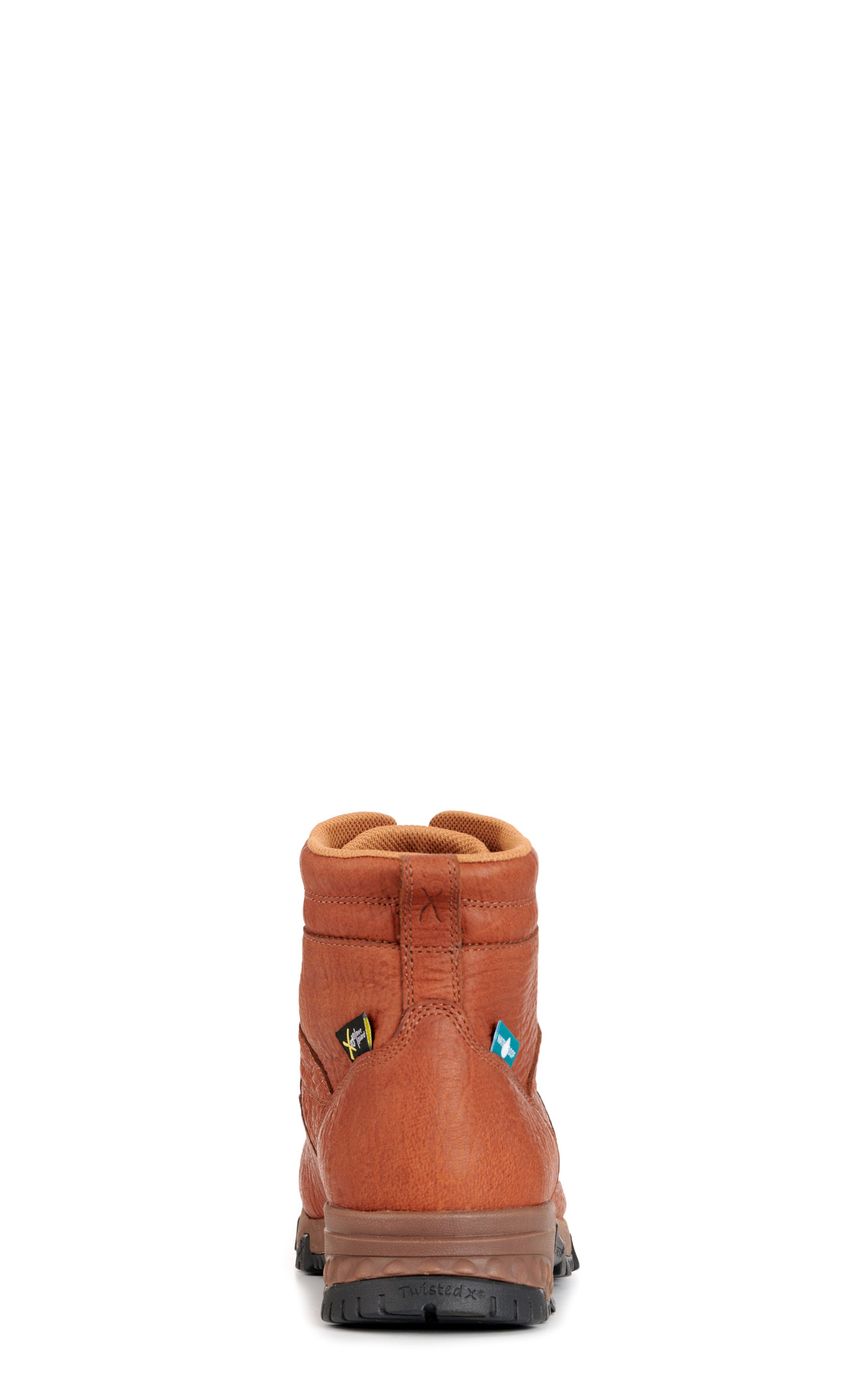 Twisted X Men's Rust Brown CellStretch Metguard Round Nano Composite Toe Work Boots - Image 3