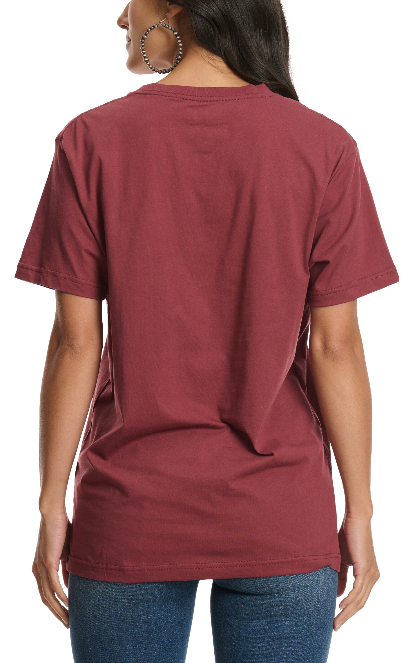 Kindness & Confetti Women's Maroon Text my Dog Graphic T-Shirt - Image 1