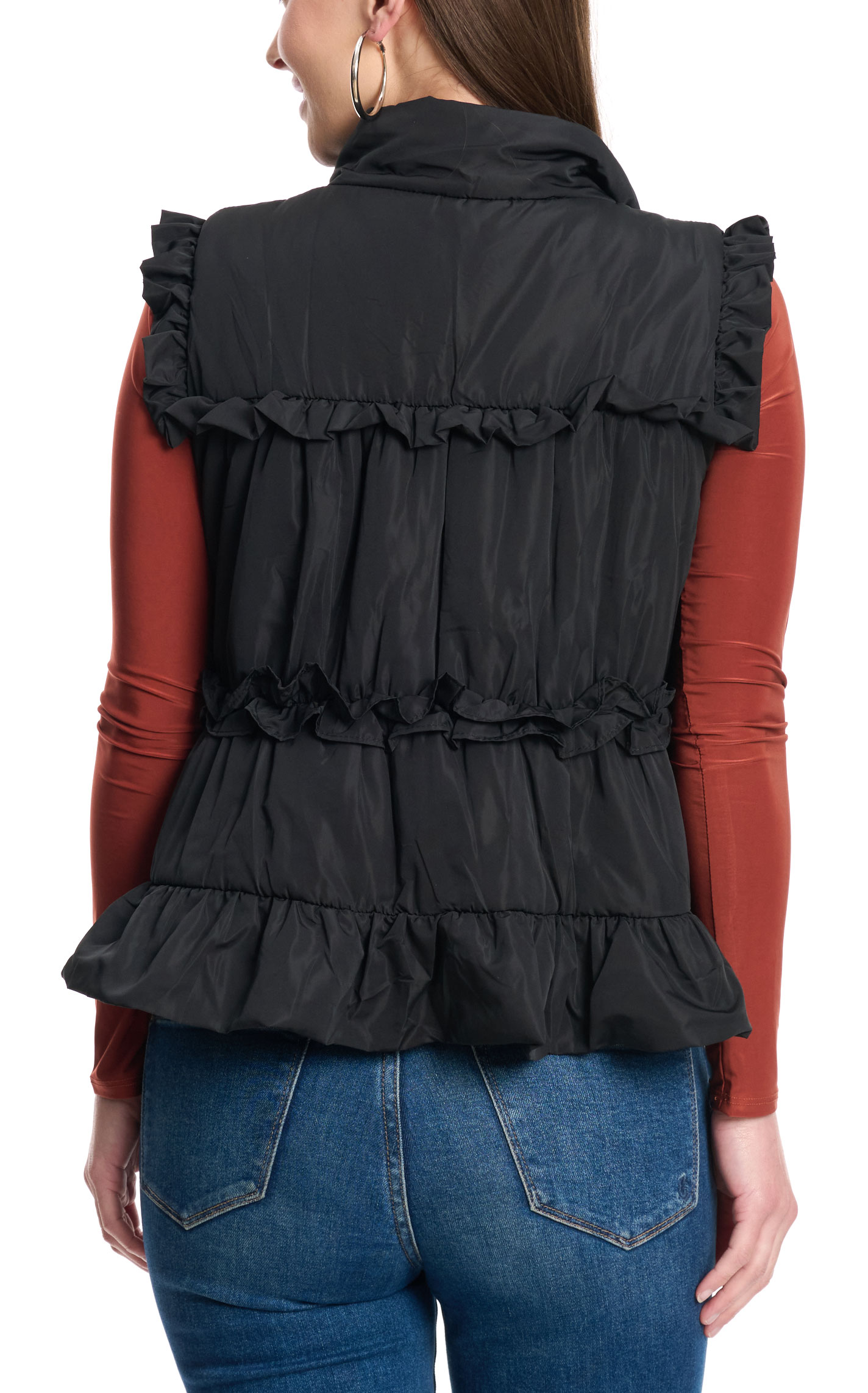 TCEC Women's Ruffed & Tiered Vest - Image 1