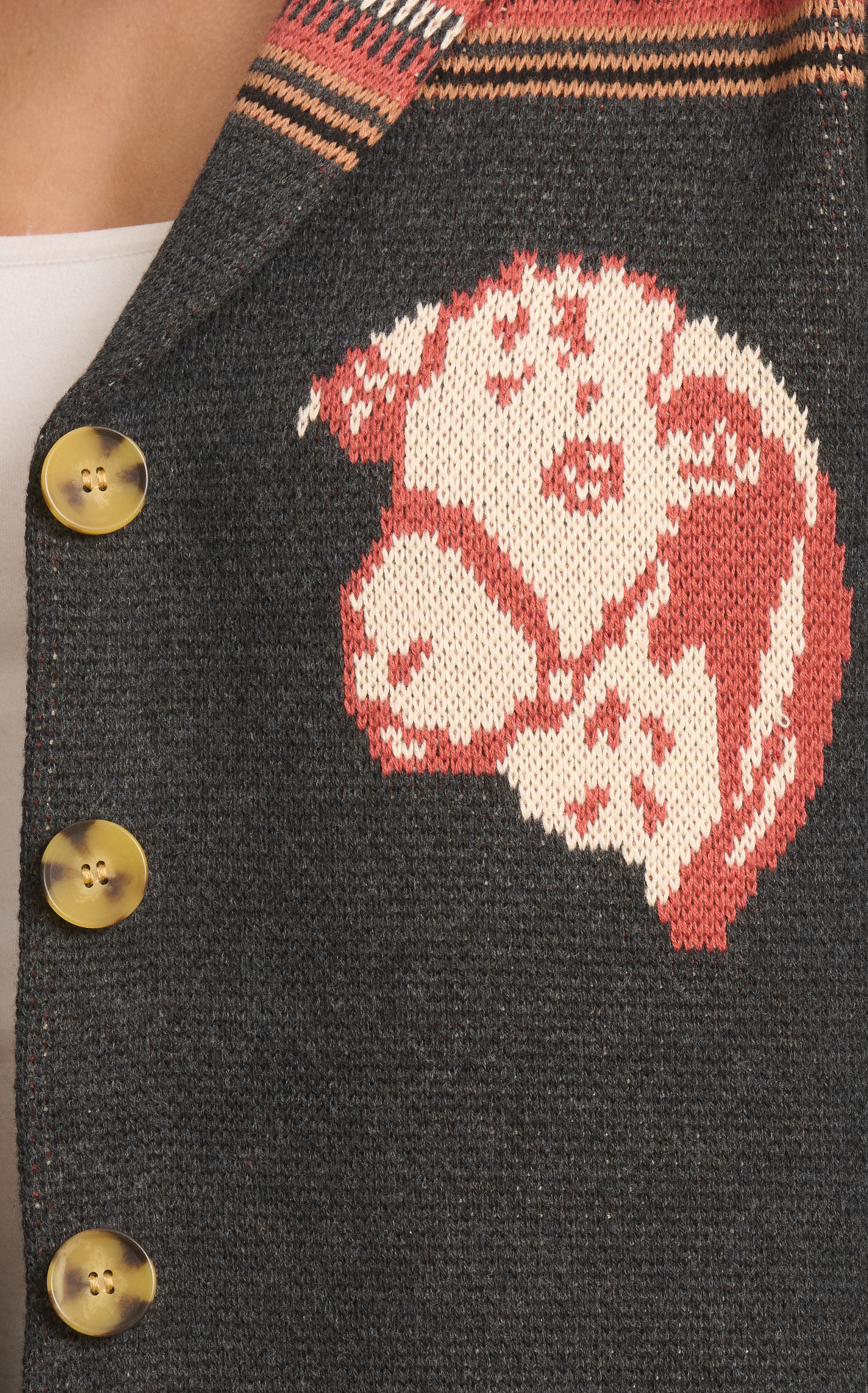 Cotton & Rye Women's Dark Charcoal Hereford Cardigan - Image 1