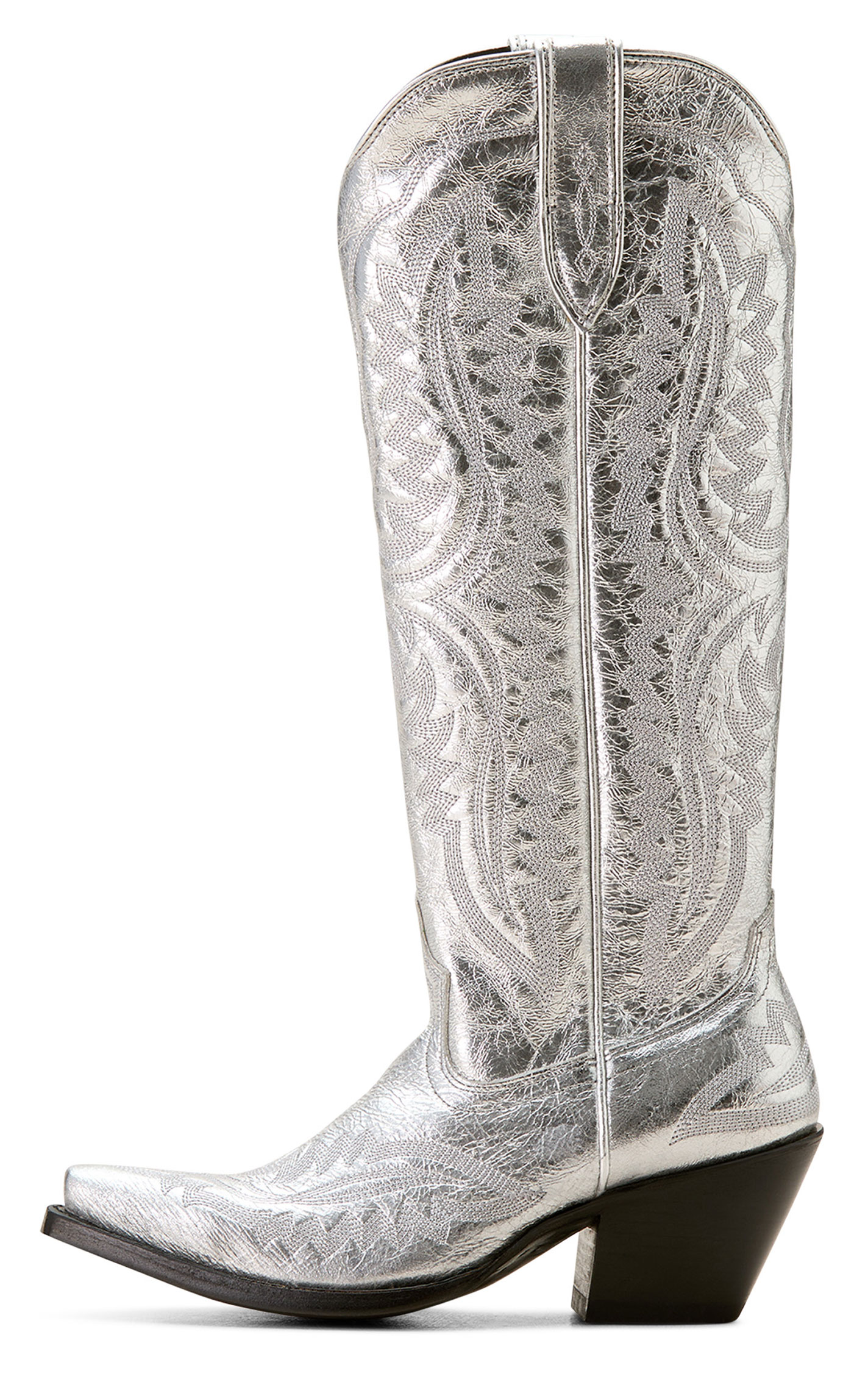 Ariat Women's Casanova Silver Shine Snip Toe Tall Cowboy Boots - Image 1