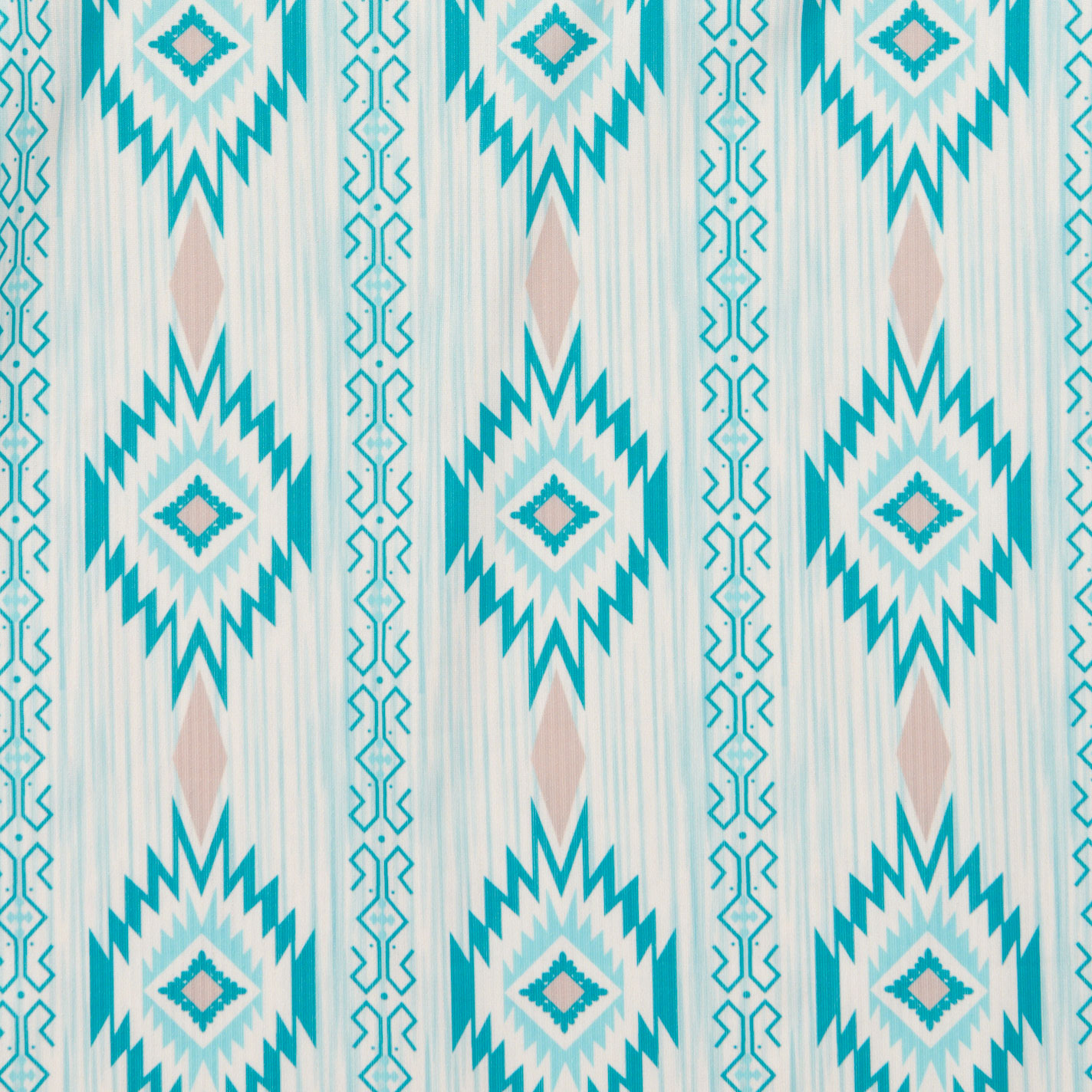 Rock & Roll Denim Boy's Blue Aztec Print Polo Shirt - Image 1