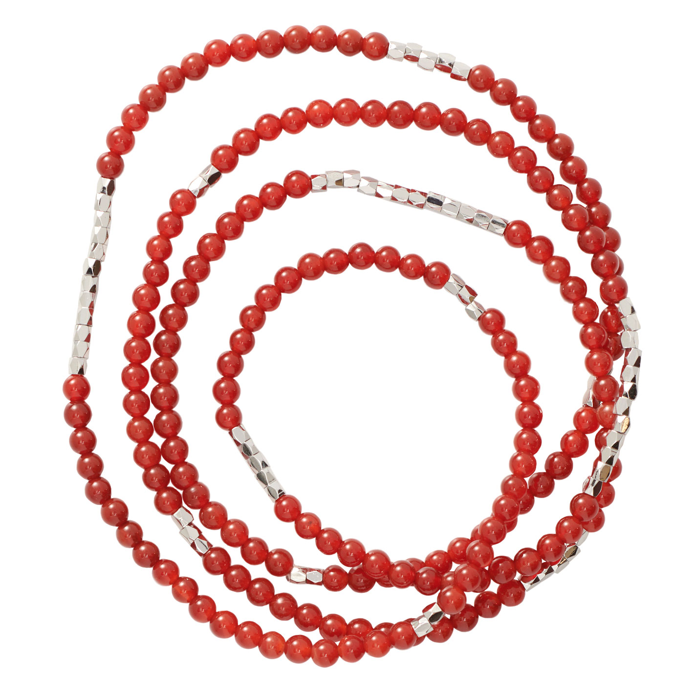 Western Gems Red Agate Twisted 35\