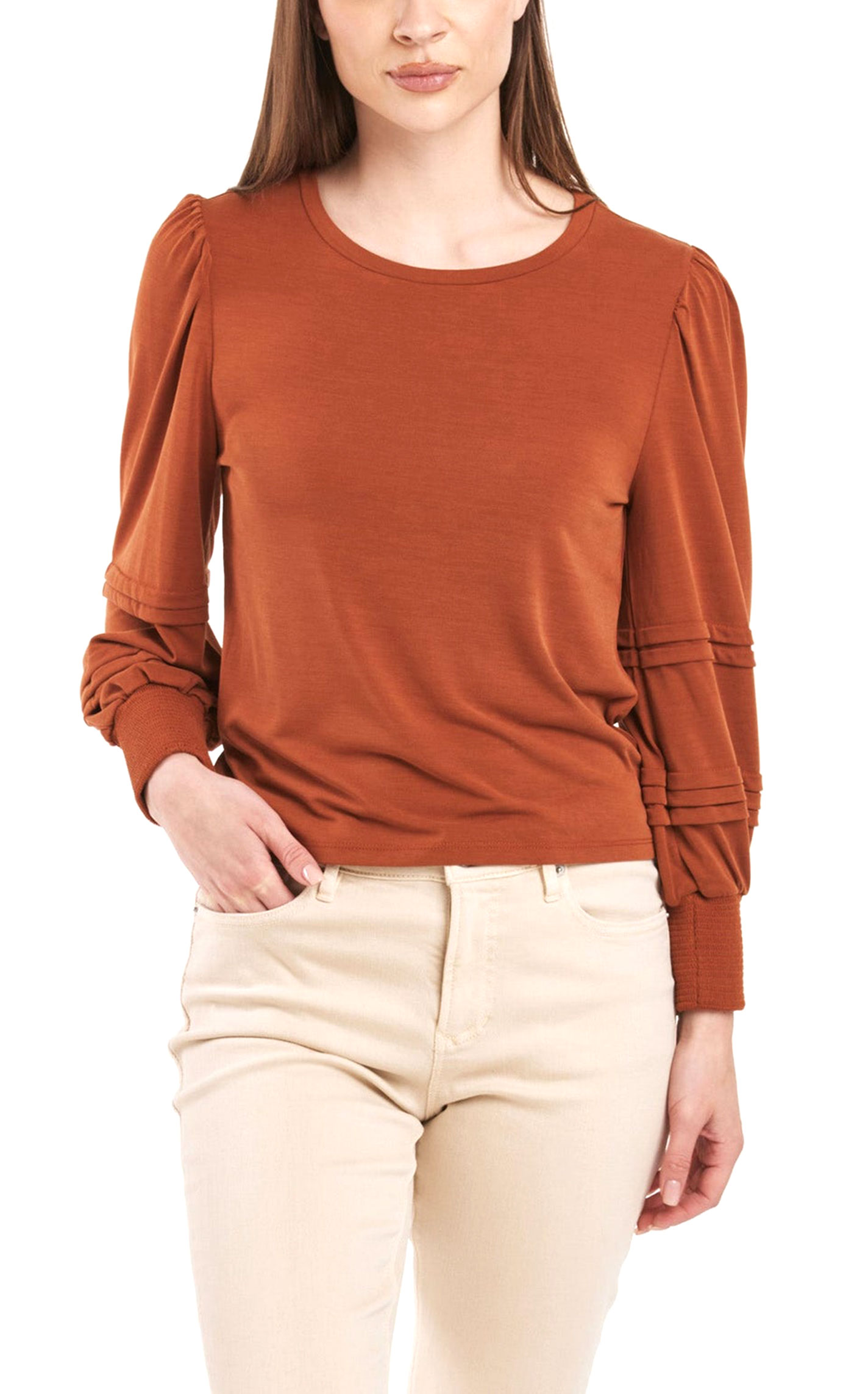 Another Love Women's Anika Roasted Pecan Top - Image 1