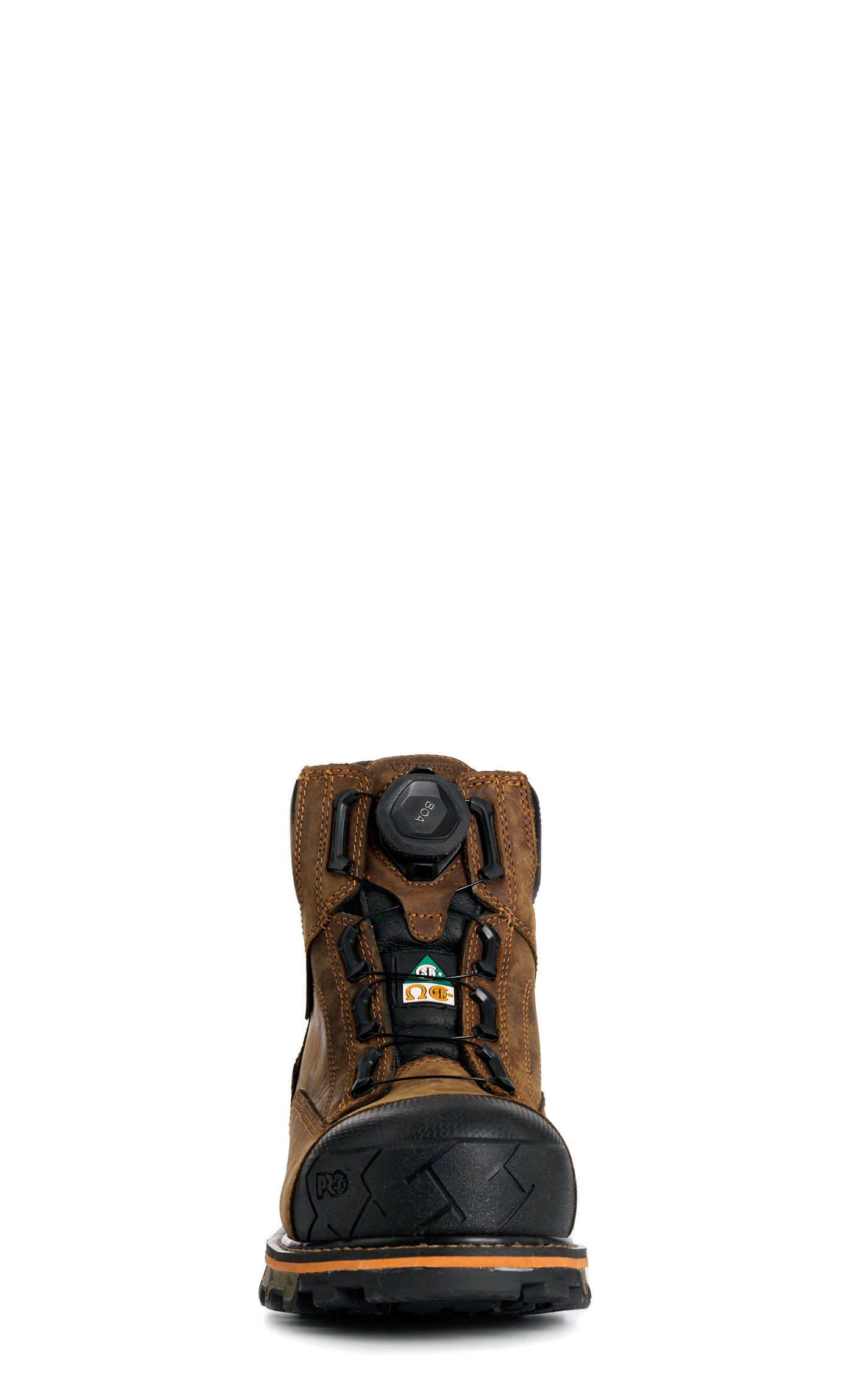 Timberland Pro Men's Boondocks BOA Brown Waterproof Round Composite Toe Work Boots - Image 1