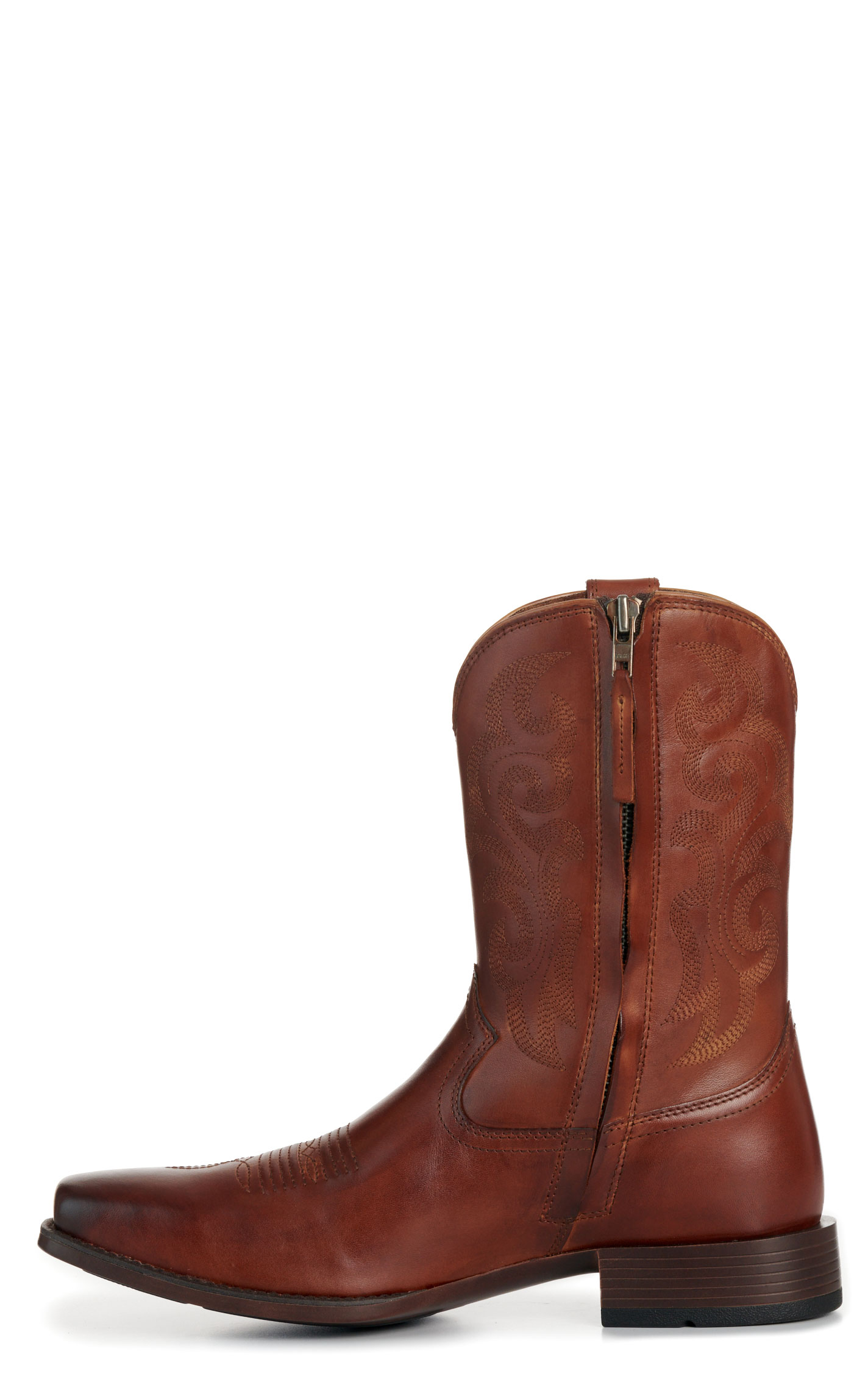 Ariat Men's Bitter Brown Bantam Weight Bodie Square Toe Cowboy Boots - Image 1