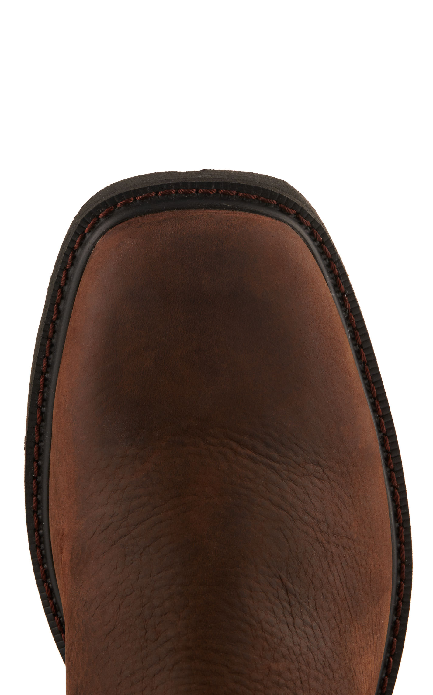 Ariat Men's Groundbreaker Dark Brown Waterproof Wide Square Toe Chelsea Work Boot - Image 1