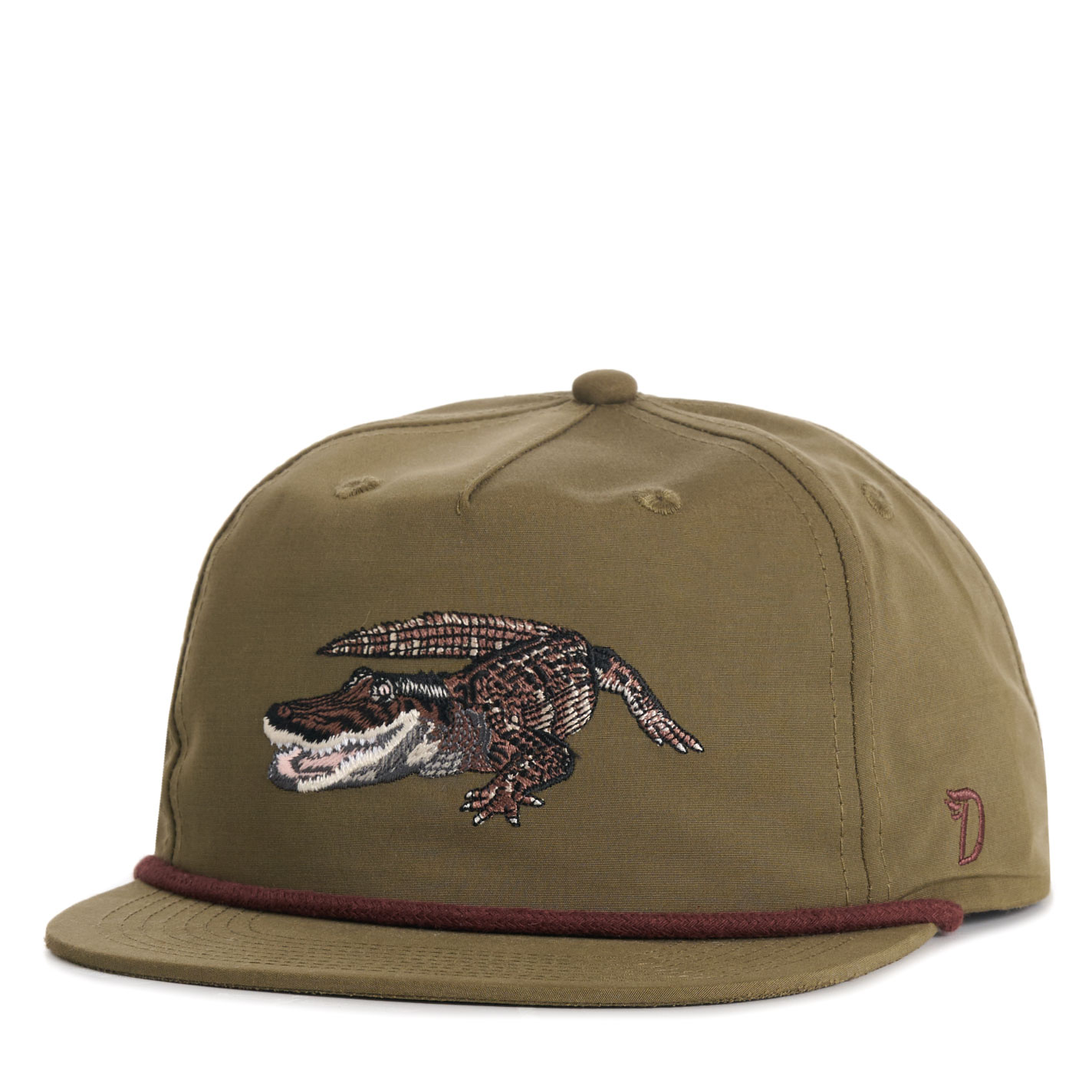 Duck Camp Men's Army Green Gator Cap  - Image 1