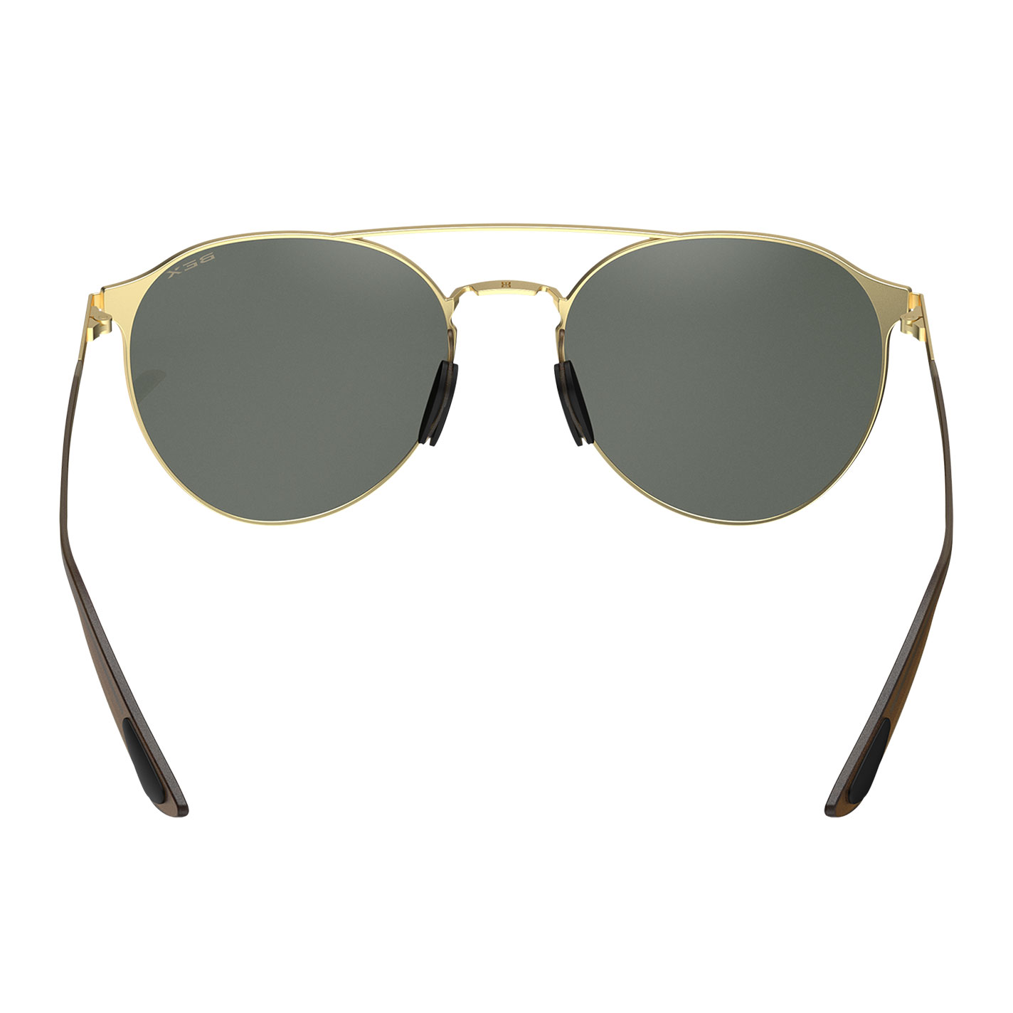 Bex Demi OTG Gold & Forest Sunglasses - Image 1