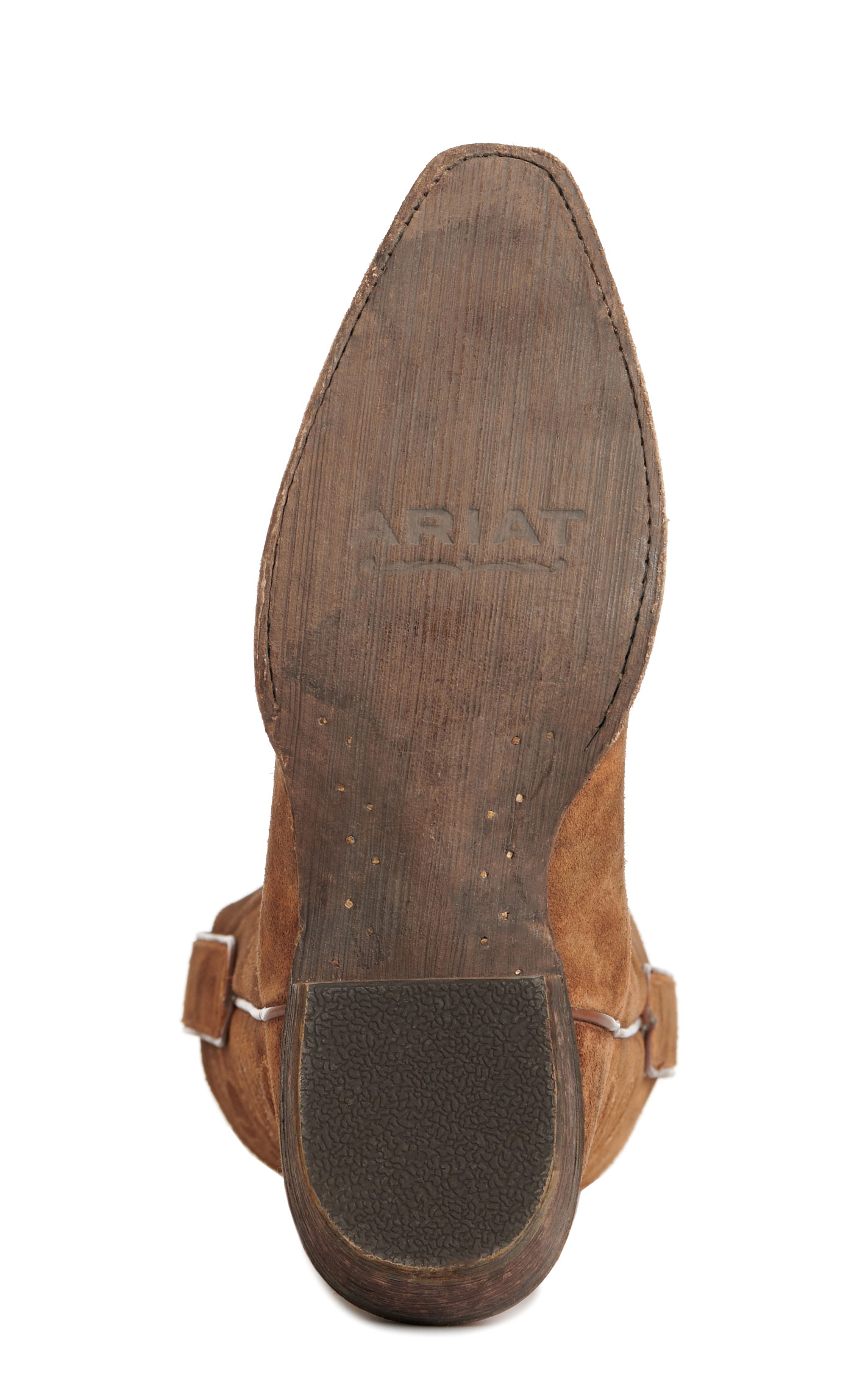 Ariat Women's Jukebox Dark Ginger Suede Snip Toe Cowboy Boots - Image 1