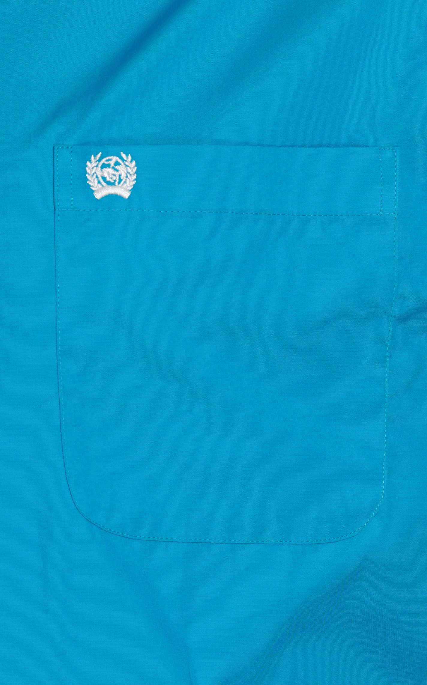 Cinch Men's Solid Turquoise Long Sleeve Western Shirt - Image 1