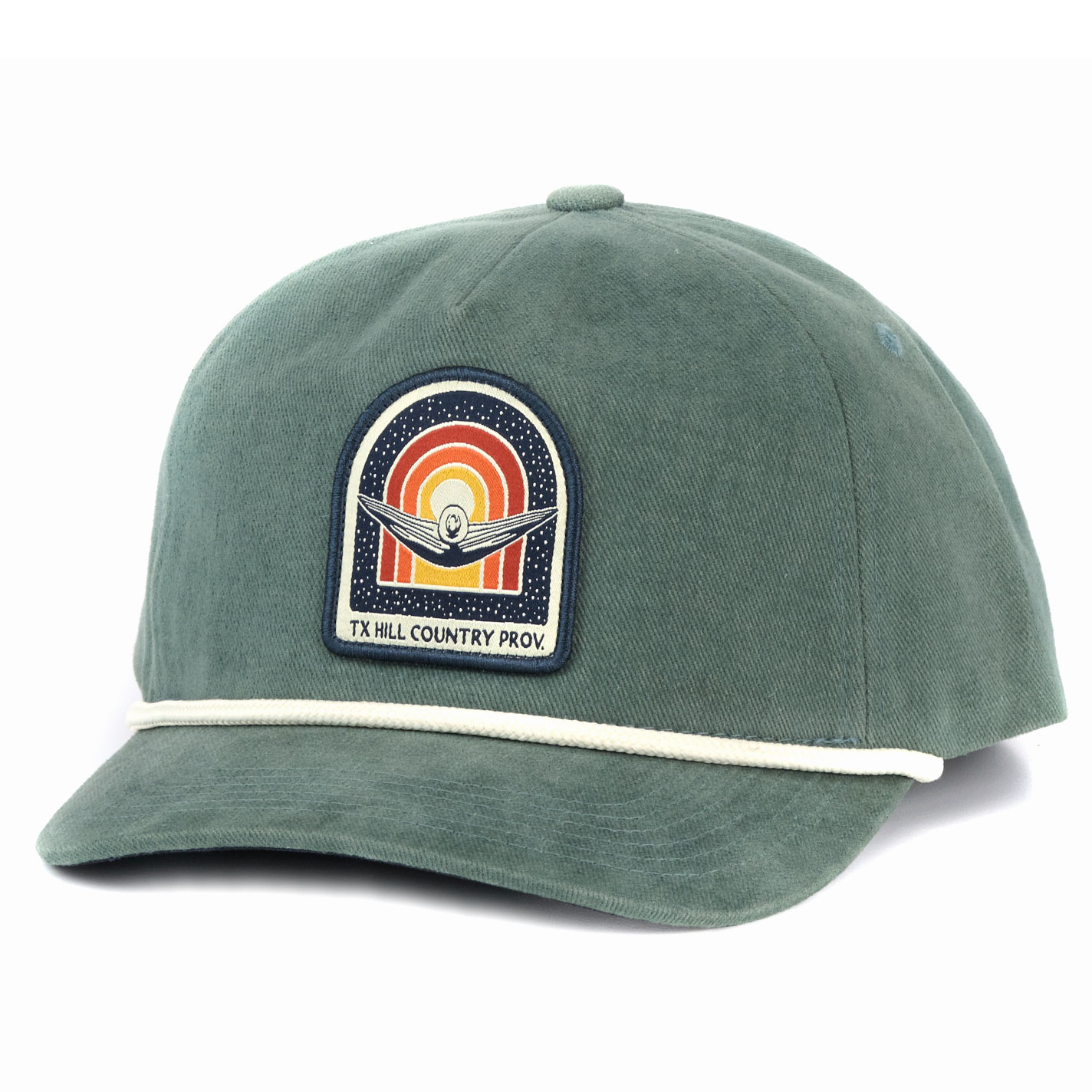 Texas Hill Country Provisions Blue-Green Sunset Logo Patch Cap - Image 1