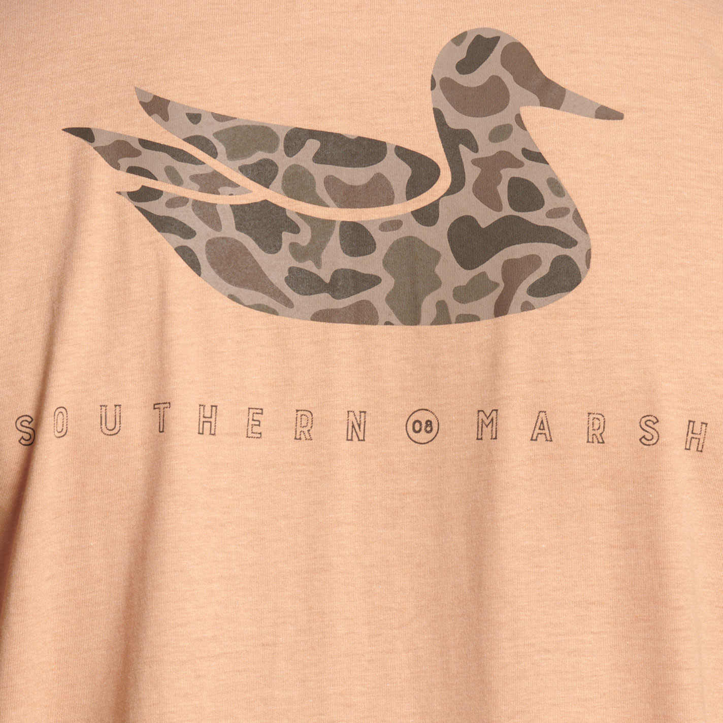 Southern Marsh Men's Seawash Camo Retro Duck T-Shirt - Image 1