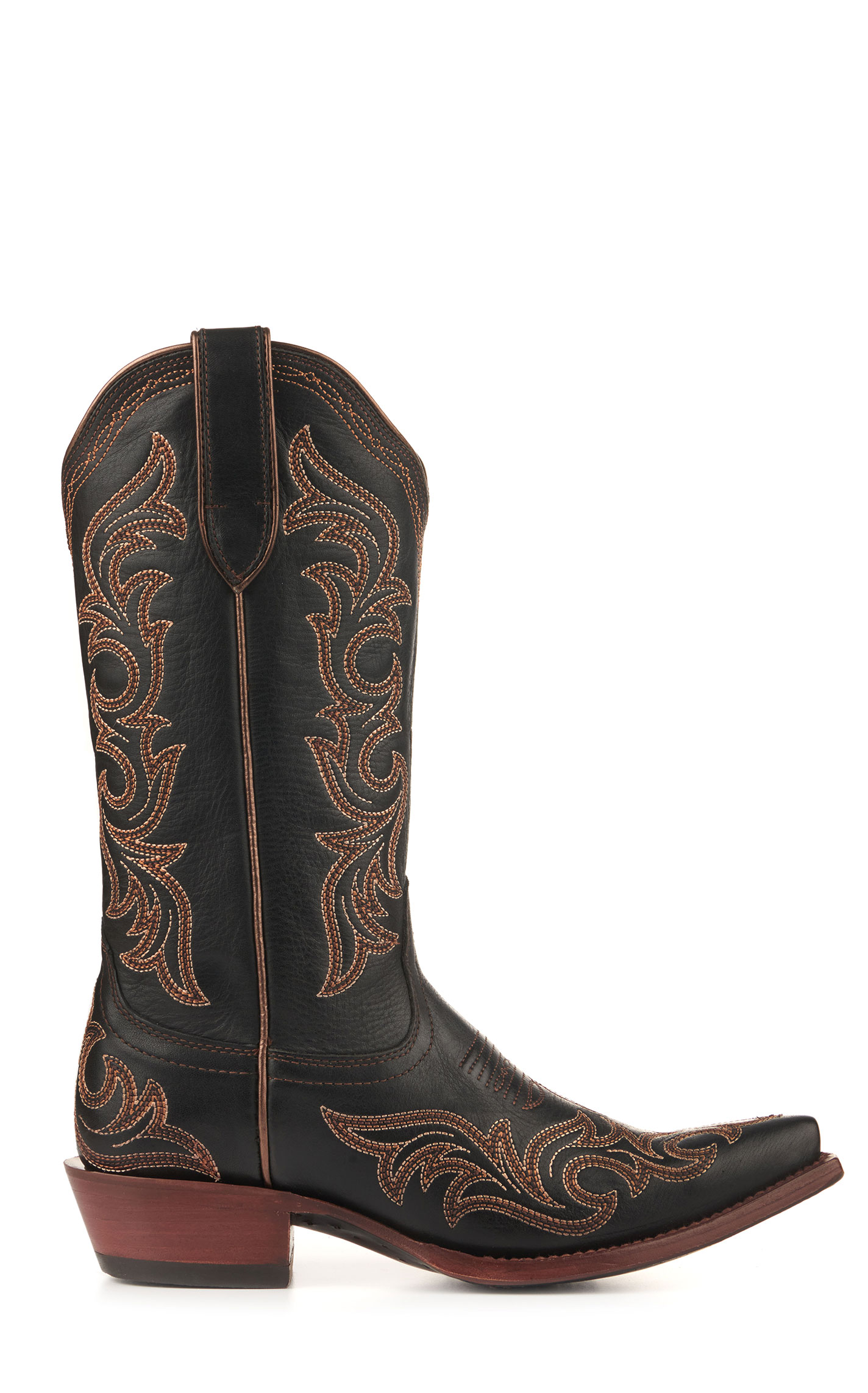 Ariat Women's Haven Ancient Black Snip Toe Cowboy Boots - Image 1