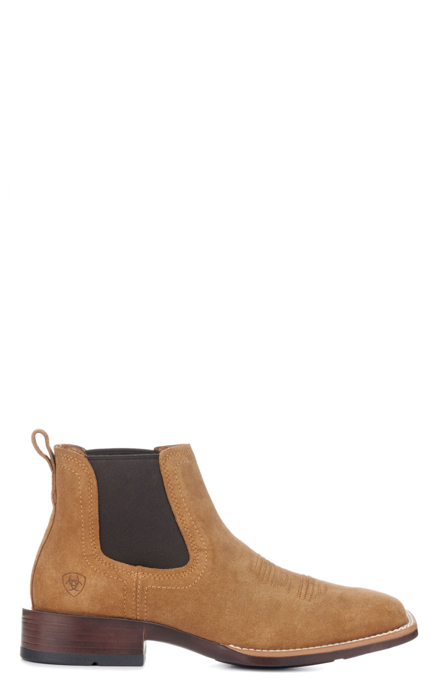 Ariat Men's Booker Ultra Dijon Roughout Bantamweight Wide Square Toe Chelsea Boots - Image 1