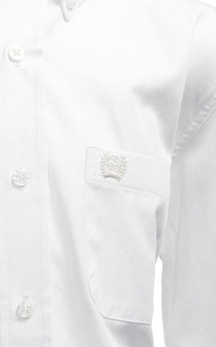 Cinch Boys' Solid Fine Weave Long Sleeve Shirt - Image 1