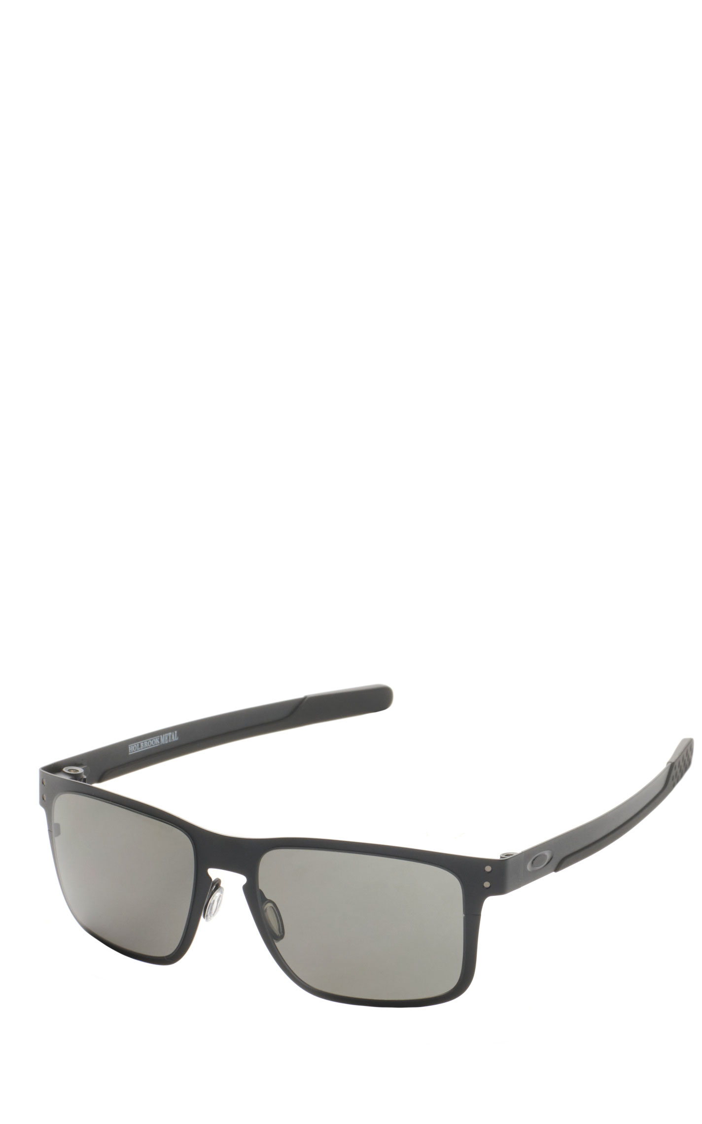 Oakley Holbrook Metal Matte Black with Prizm Gray Polarized Lens Sunglasses - Image 1
