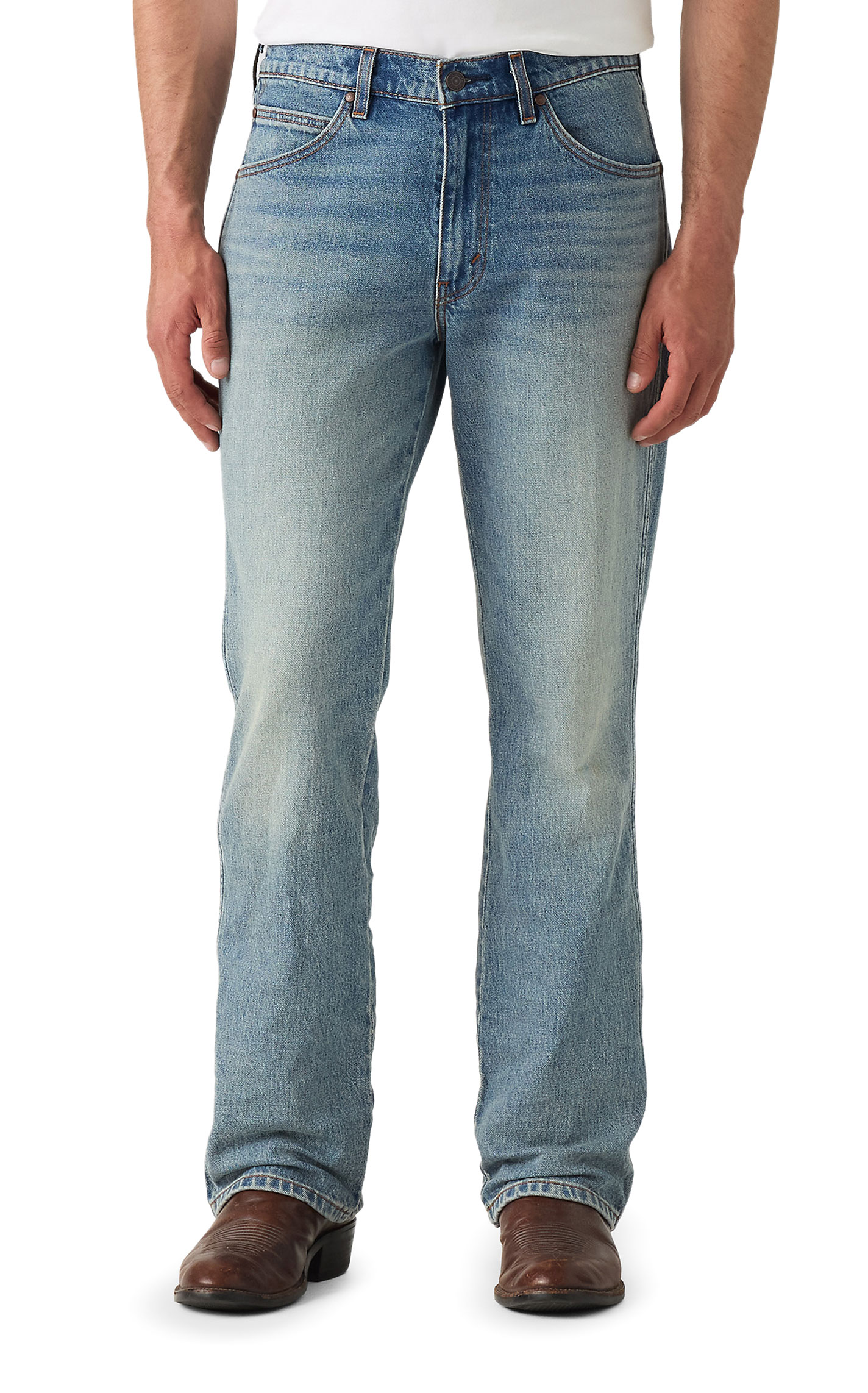 Levi's Men's 537™ Western Running Early Light Wash Bootcut Jeans - Image 1