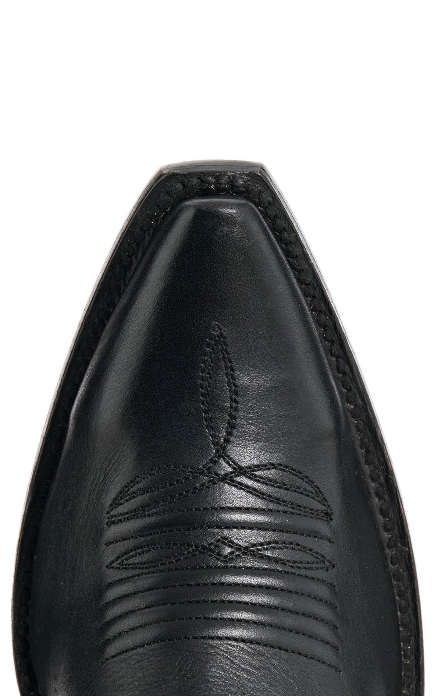 Cavender’s Women's Black & Luminaria Inlay Snip Toe Cowboy Boots - Image 1