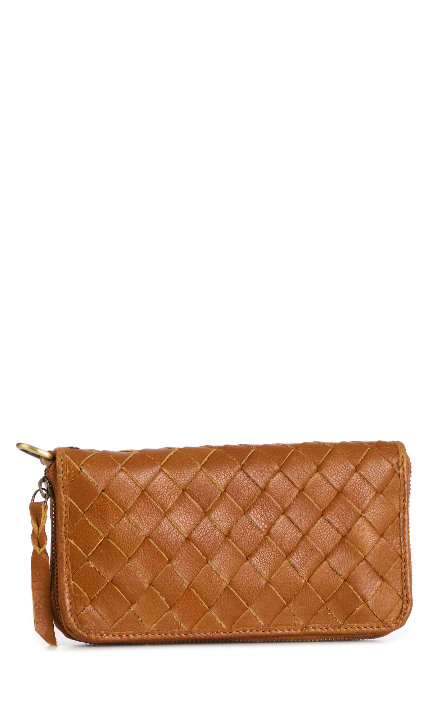 Montana Clothing Co. Cinnamon Basket Weave Wristlet Wallet - Image 1