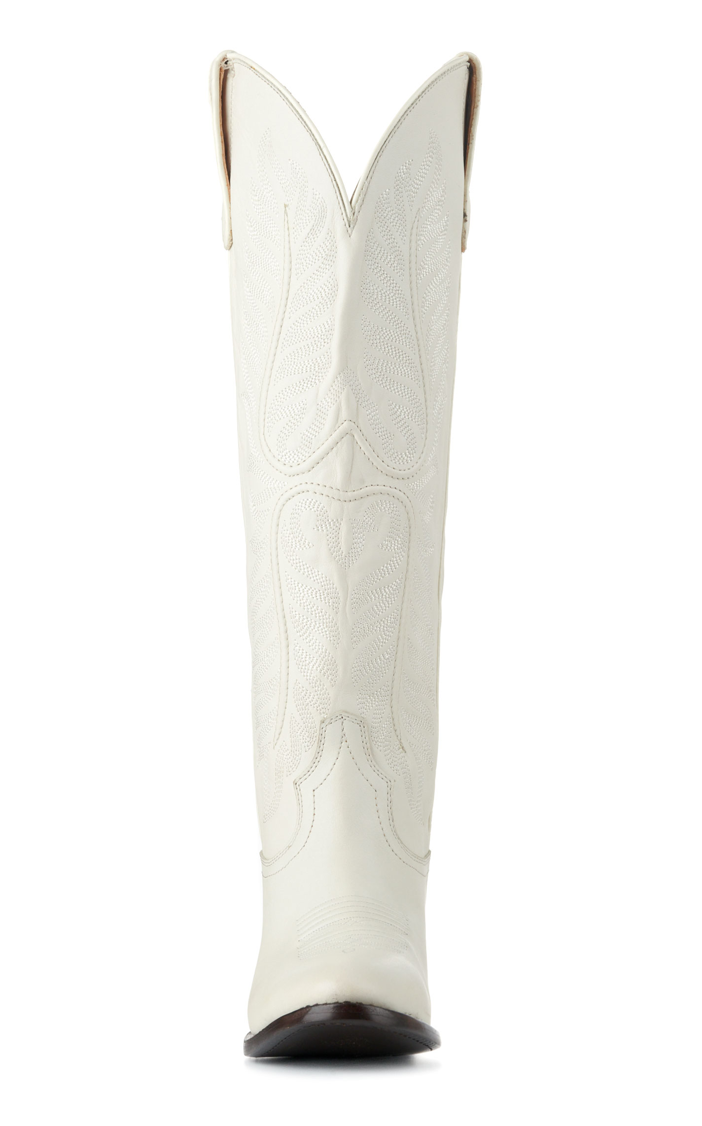 Ariat Women's Belle Off White StretchFit Round Toe Tall Cowboy Boots - Image 1