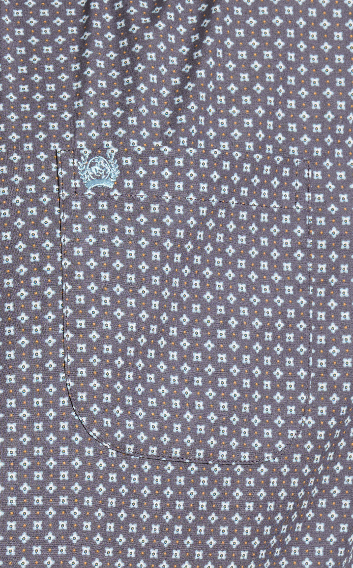 Cinch Men's Cement Gray Geo Print Western Shirt - Image 1