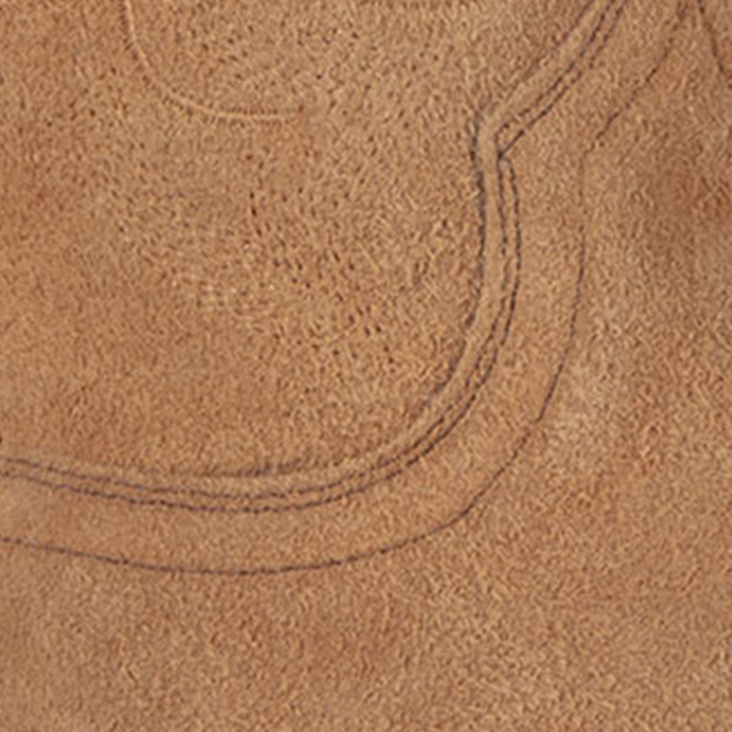 Resistol Men's Stonewash Light Cognac Suede Punchy Toe Cowboy Boots - Image 1