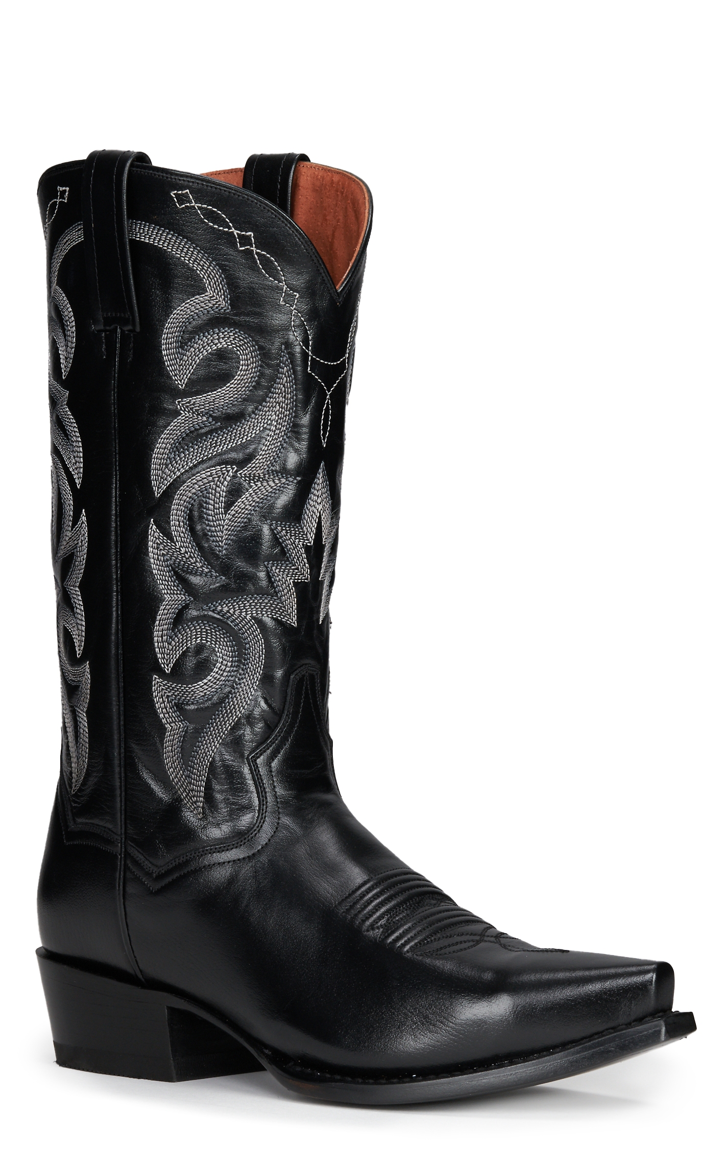 Dan Post Men's Black Snip Toe Cowboy Boot - Image 1
