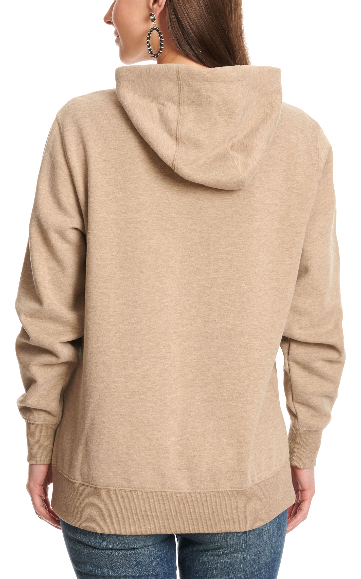 Ariat Women's Brown Sugar Bronc Stitched Logo Hoodie - Image 1