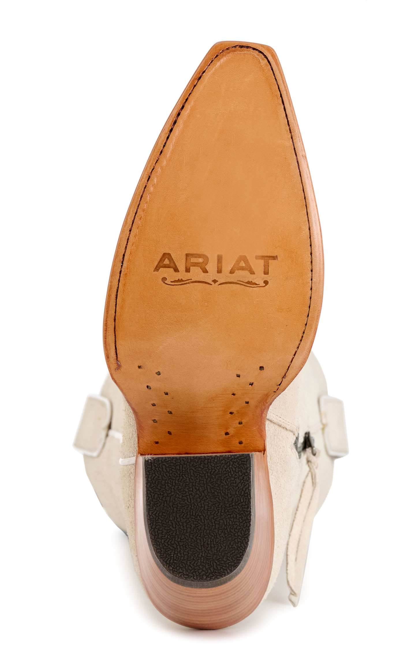 Ariat Women’s Laramie Oyster Suede StretchFit Tall Snip Toe Cowboy Boots - Image 1