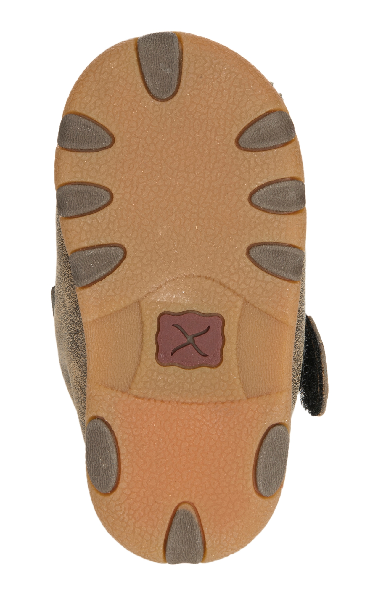Twisted X Infant Brown Bomber with Serape Inlay & Velcro Closure Casual Shoe - Image 1