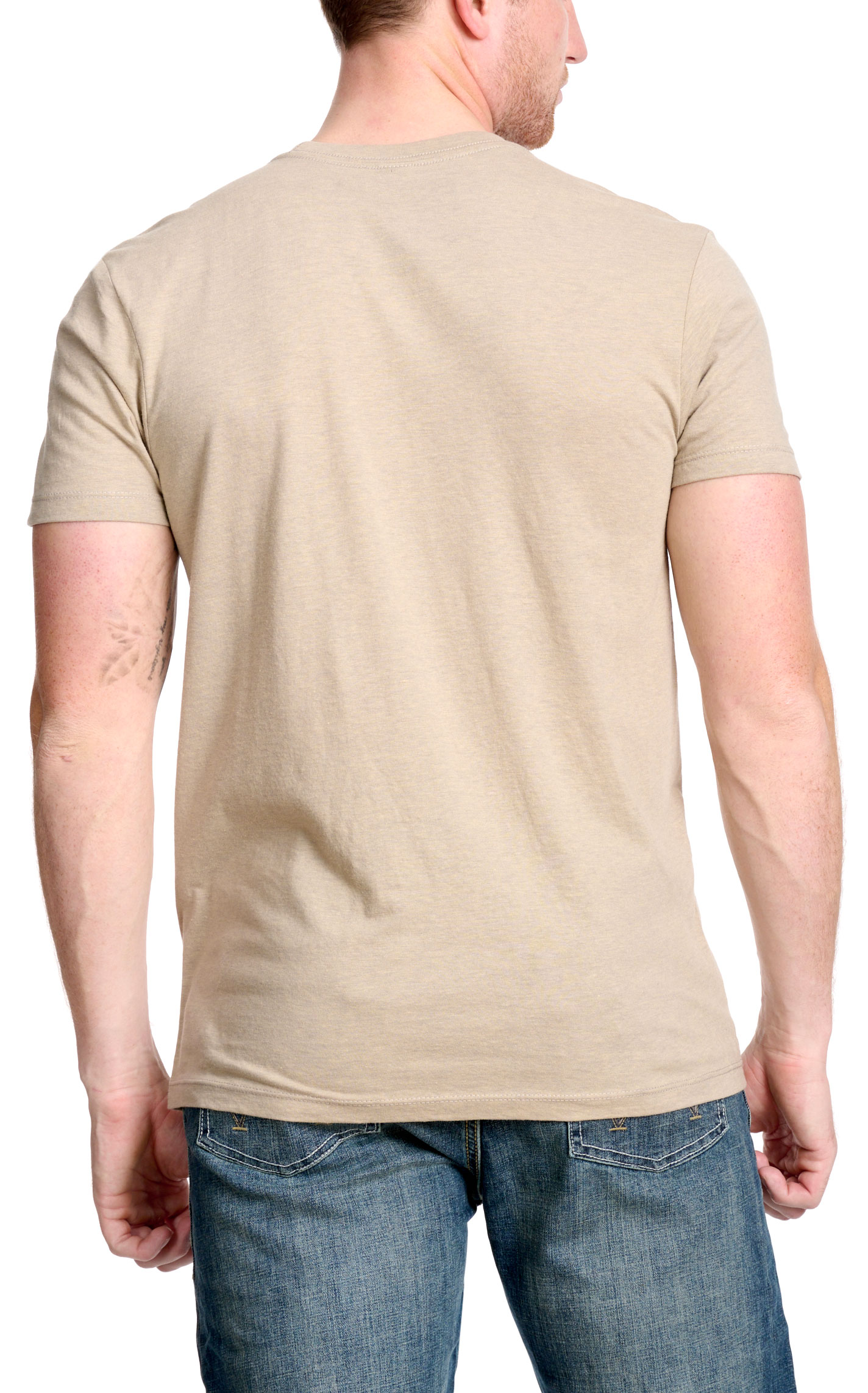 Cinch Men's Toasted Sand Logo Graphic T-Shirt - Image 1