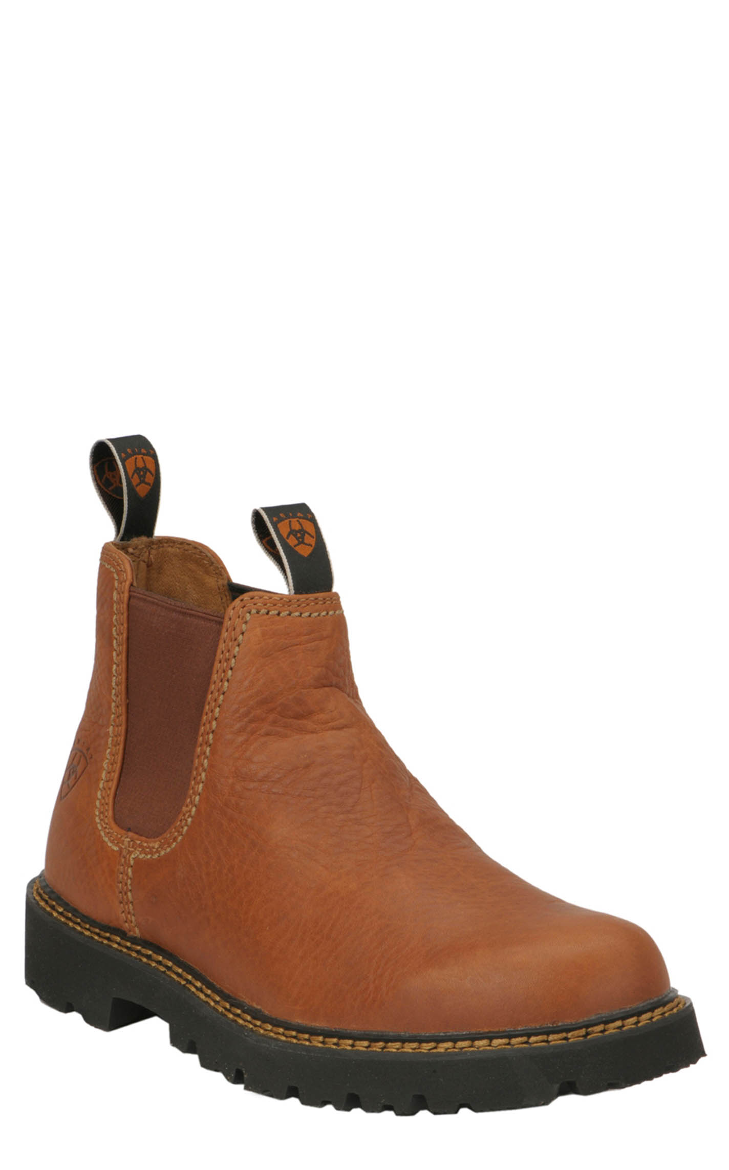 Ariat Men's Spot Hog Peanut Round Toe Chelsea Boots - Image 1