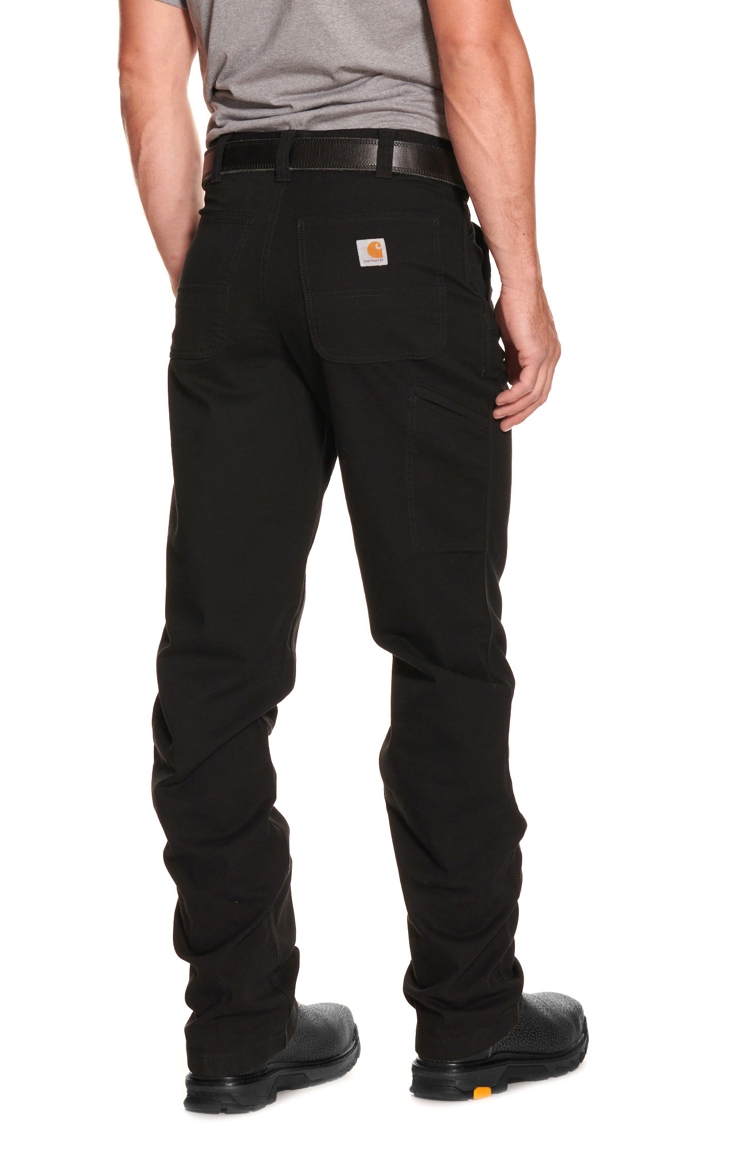 Carhartt Men's Black Rugged Flex Stretch Canvas Work Pants - Image 1