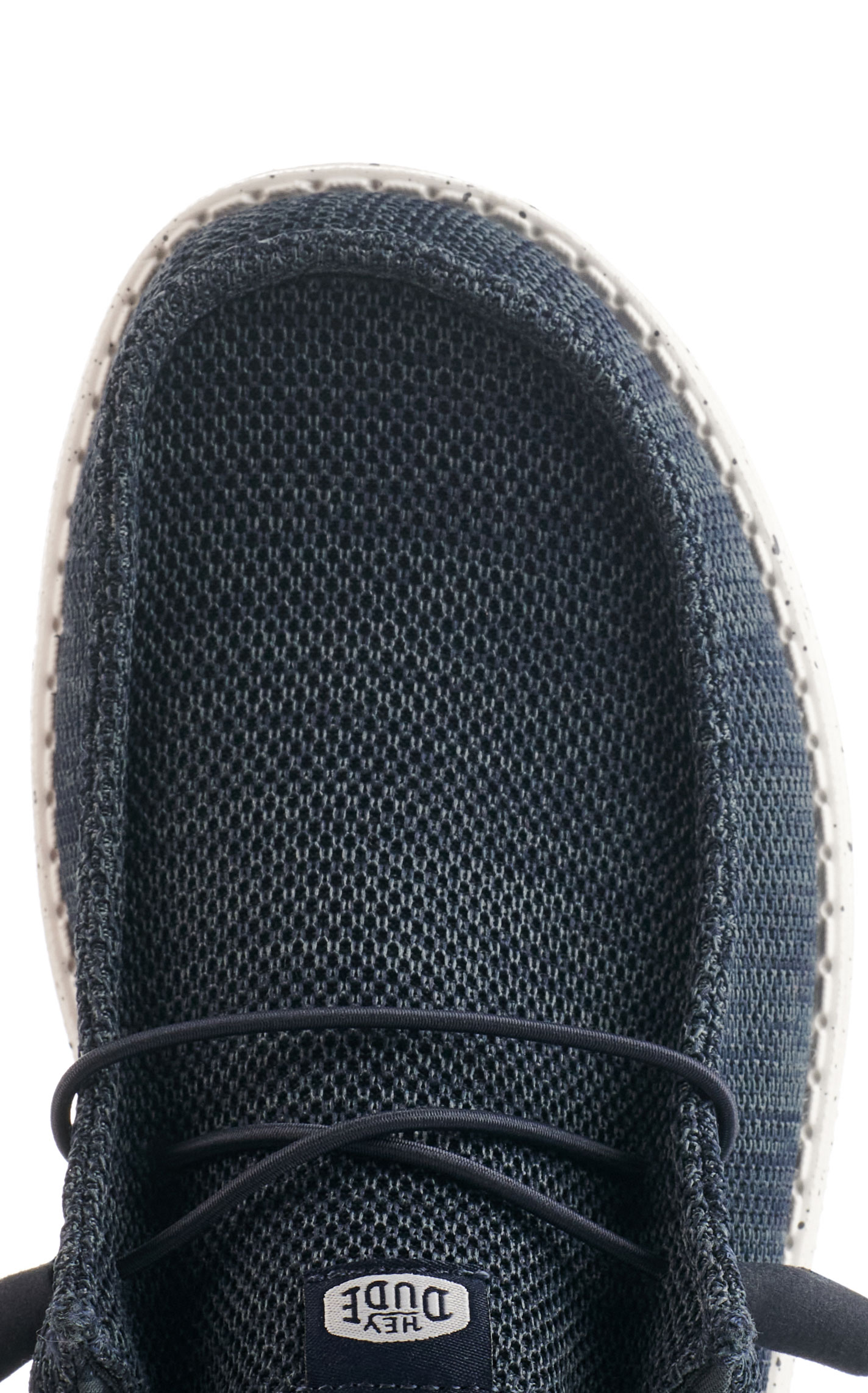 Hey Dude Men's Wally Stretch Sox Navy Moc Toe Casual Shoes - Image 1