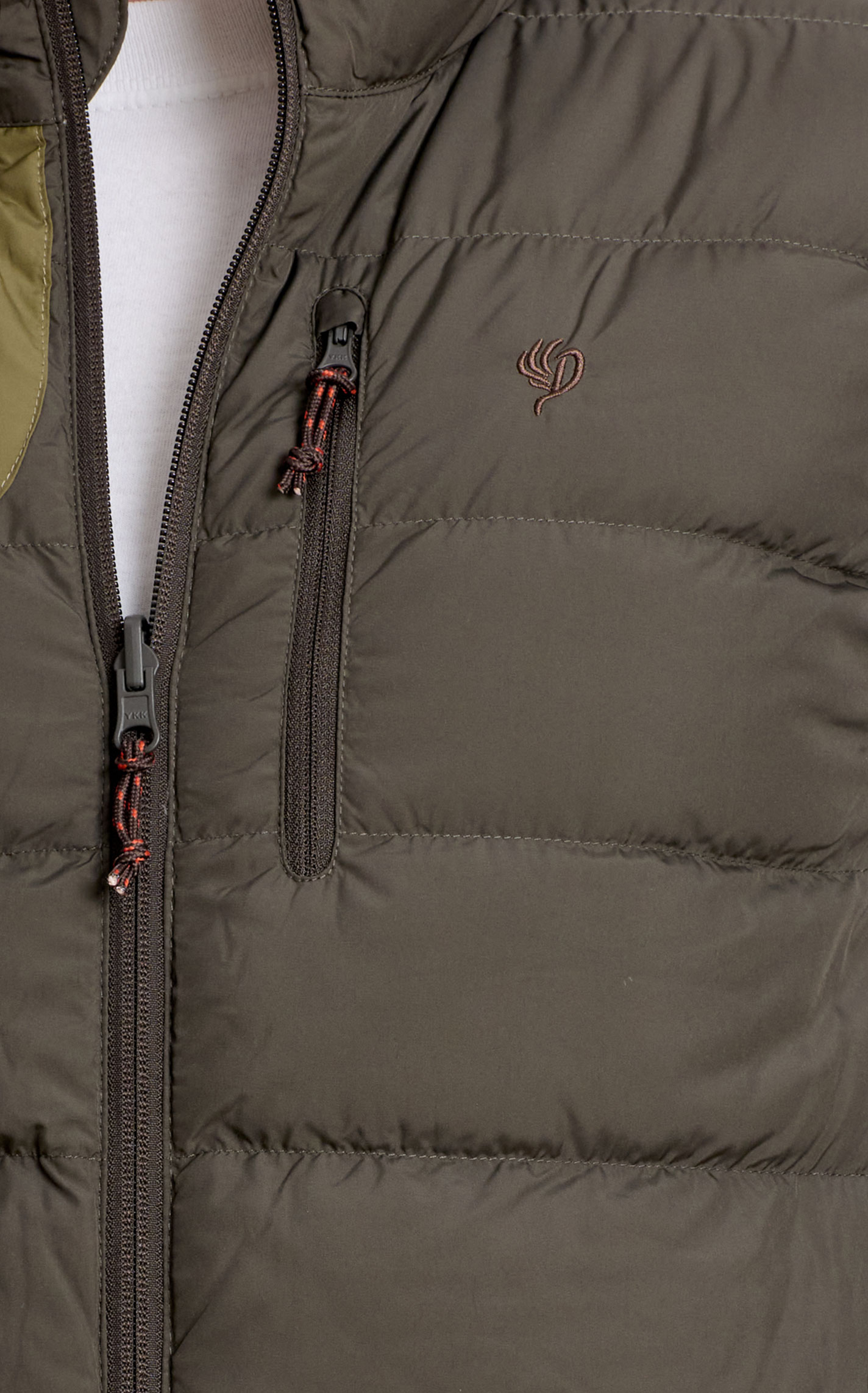 Duck Camp Men's Raven Camo Reversible Dry-Down Vest - Image 1