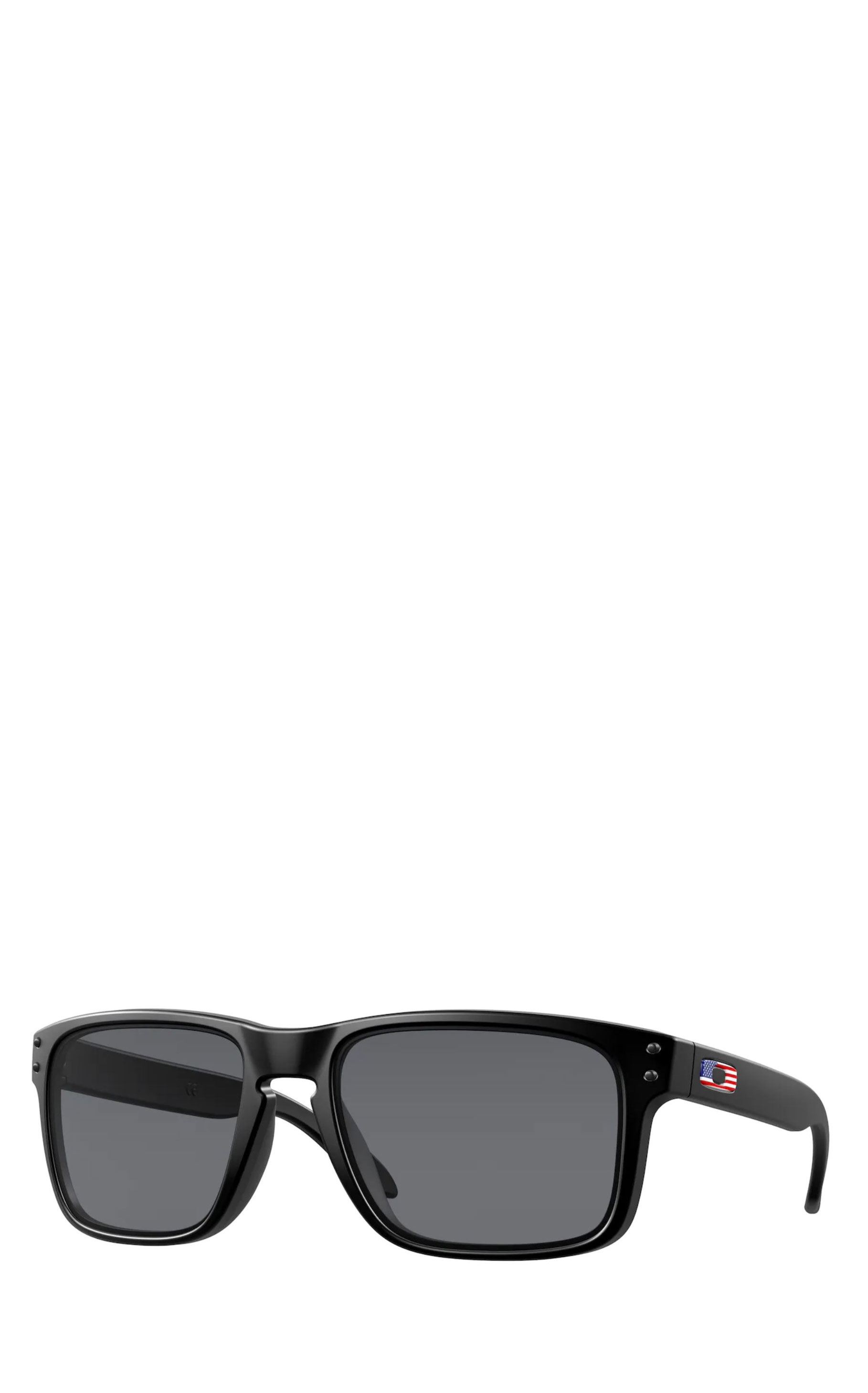 Oakley Holbrook Black with Prizm Gray Lenses USA Flag Sunglasses - Image 1