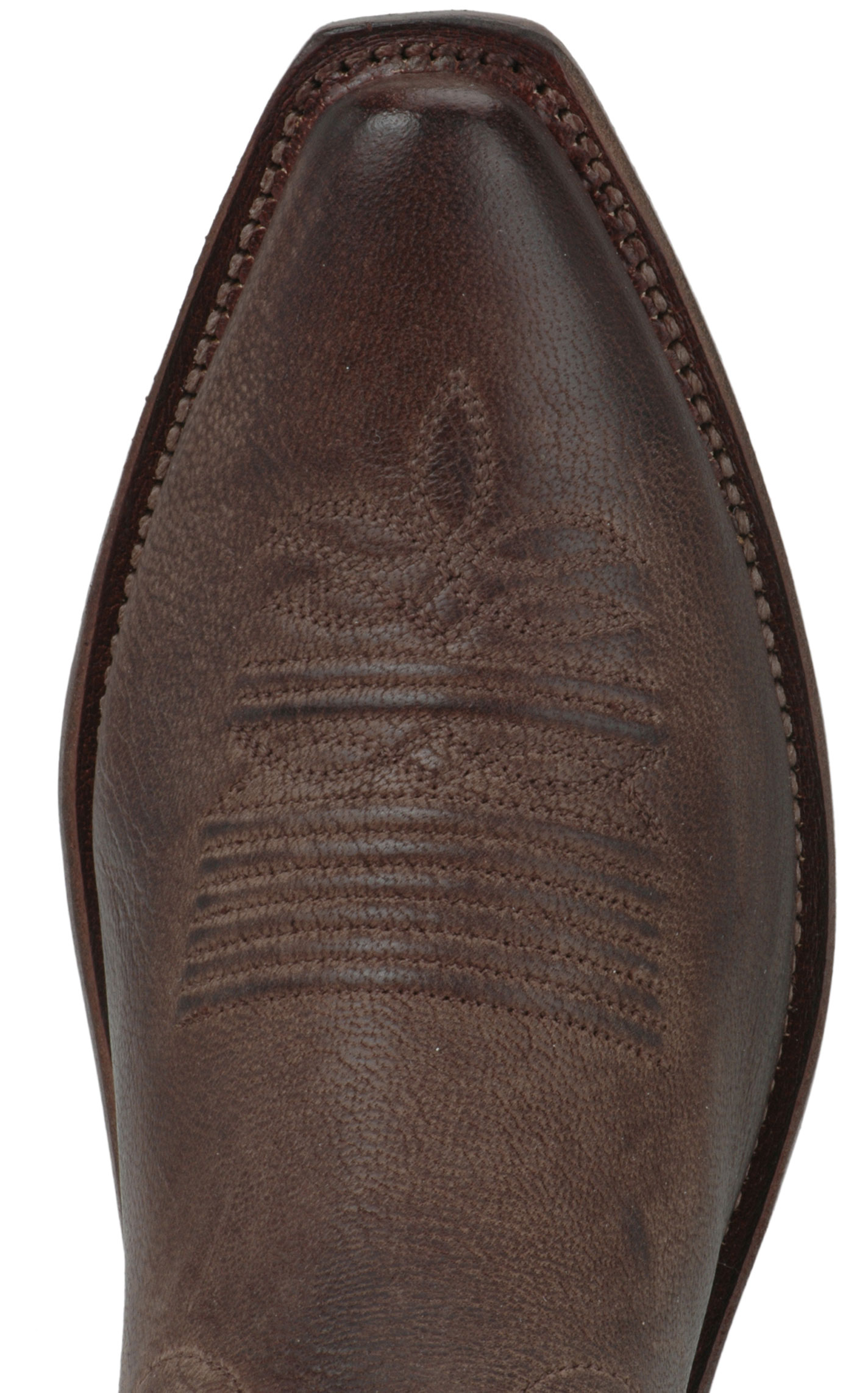 Old West Women's Classic Chocolate Mad Dog Snip Toe Cowboy Boot - Image 1
