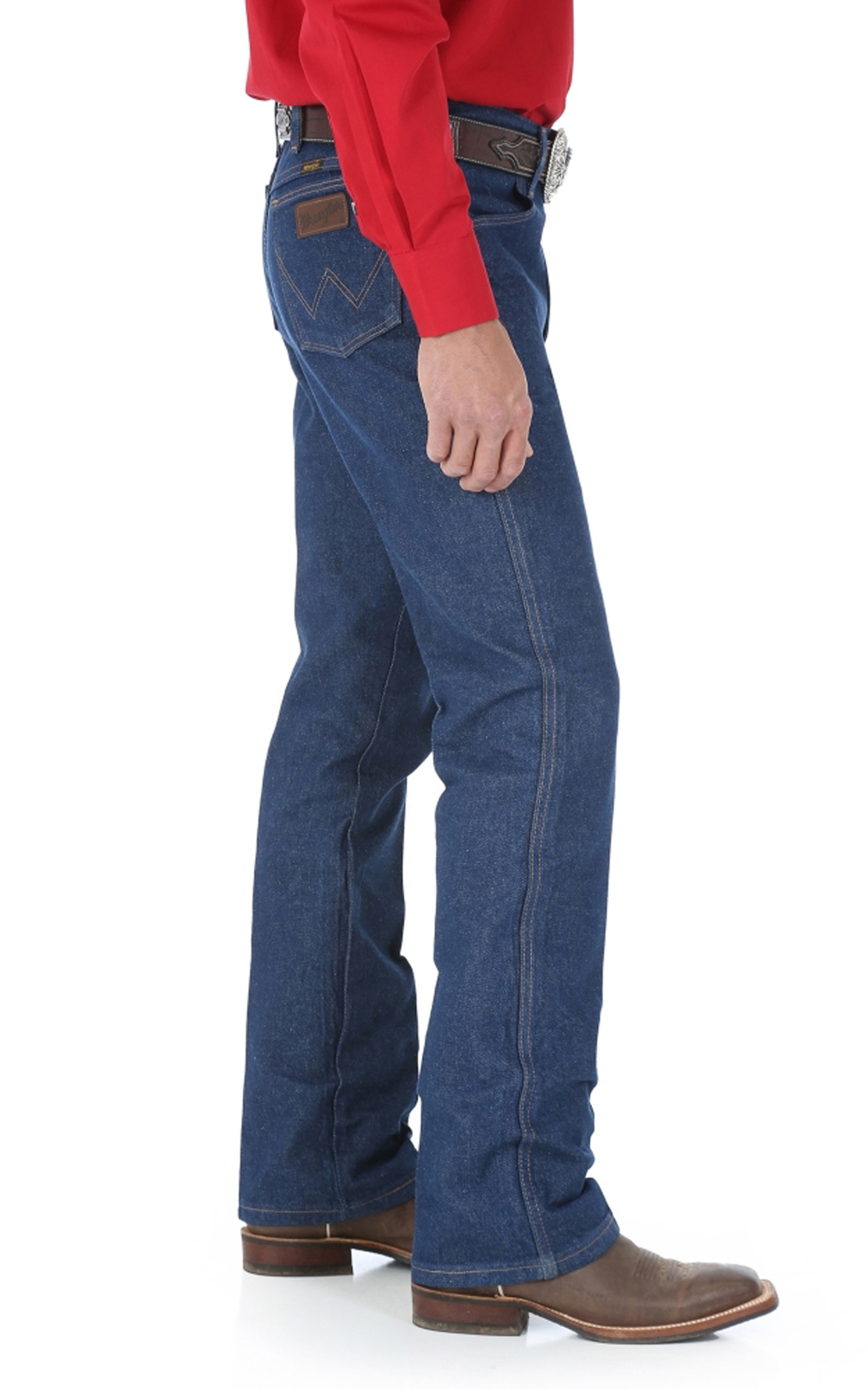 Wrangler Cowboy Cut Boot Cut Original Fit Jeans - Extended Waist - Image 1