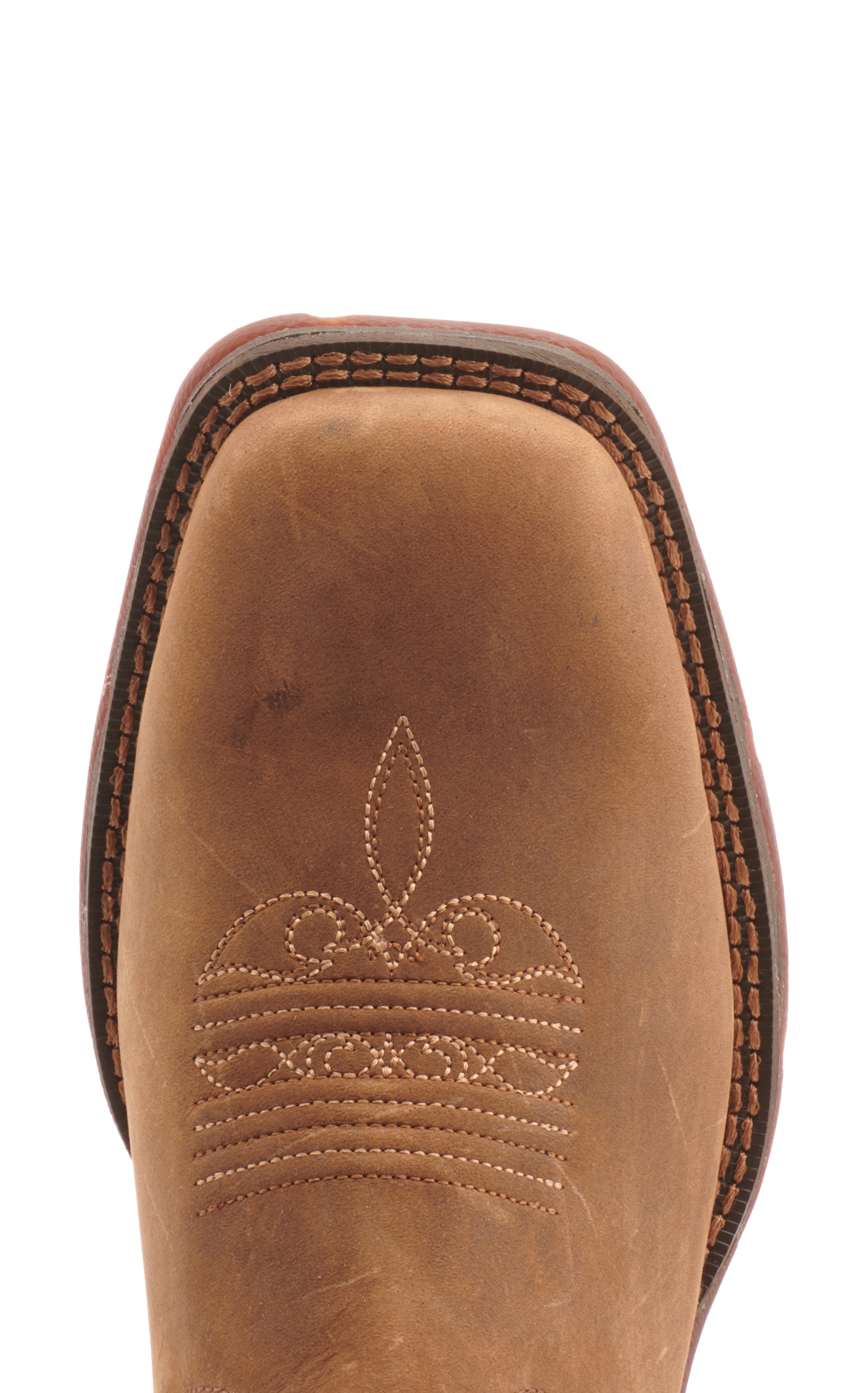 Durango Women's Rebel Dusty Brown and Teal Wide Square Toe Cowboy Boots - Cavender's Exclusive - Image 1