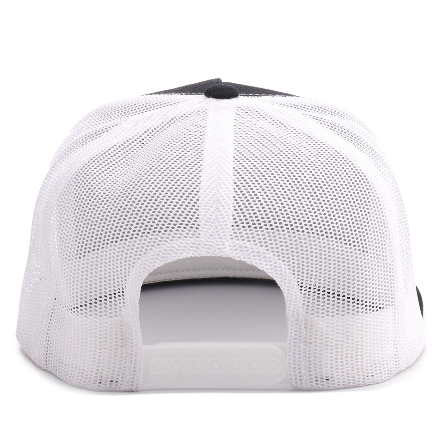 Lazy J Ranchwear Black & White Elevation Patch Snap Back Cap - Image 1