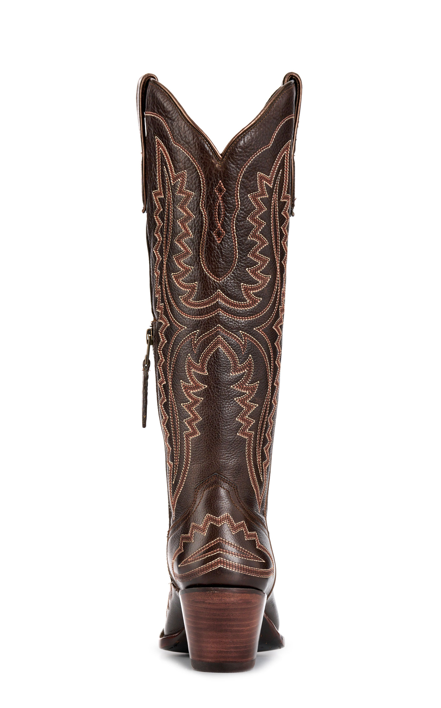 Ariat Women’s Casanova Rich Chocolate Snip Toe Tall Cowboy Boots - Image 1