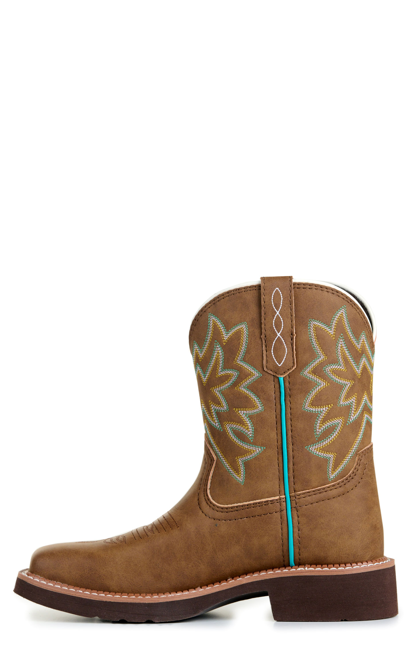 Justin Women's Sunny Chocolate Gypsy Wide Square Toe Cowboy Boots - Image 1