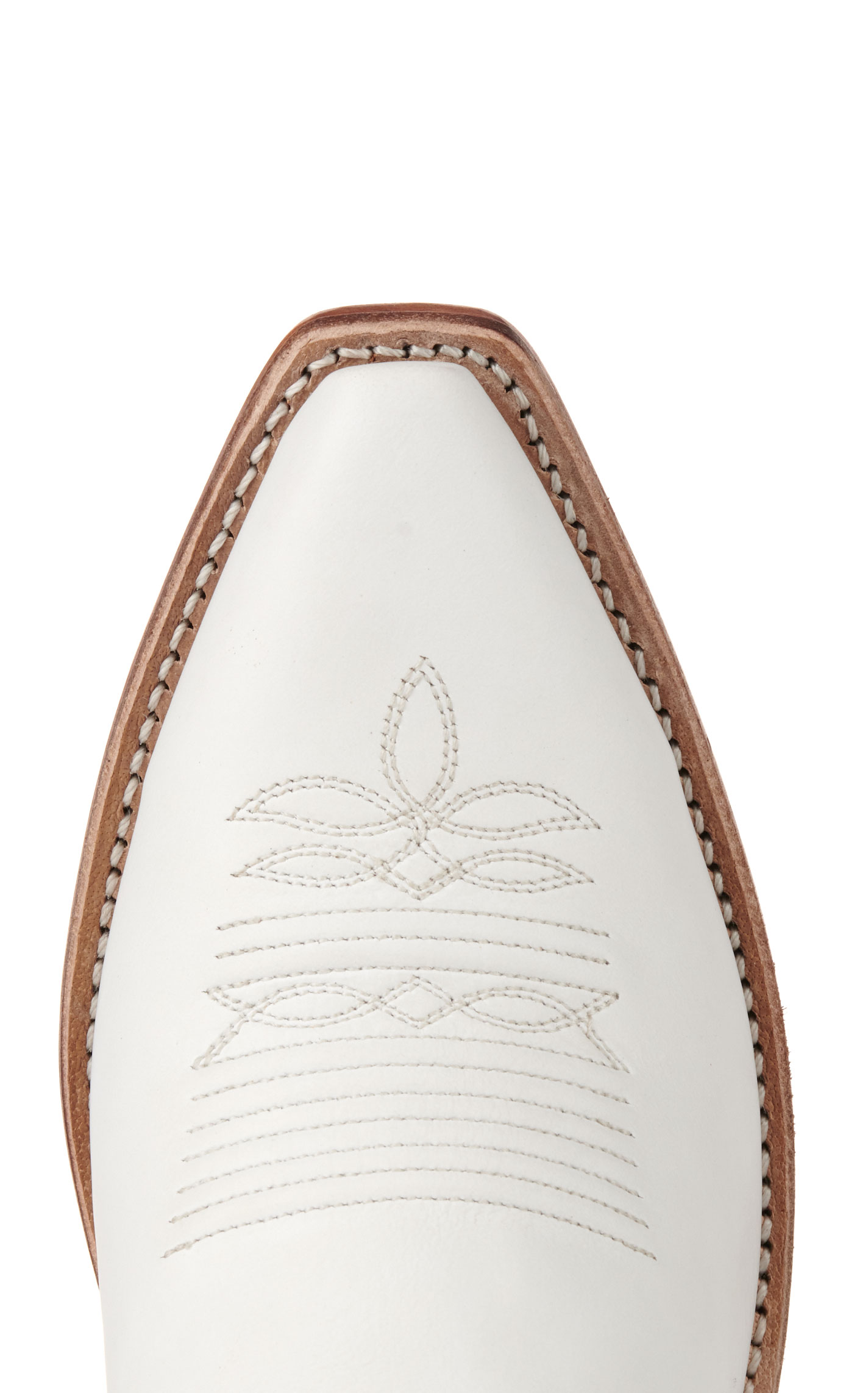 Old West Women's Classic White Snip Toe Cowboy Boot - Image 1