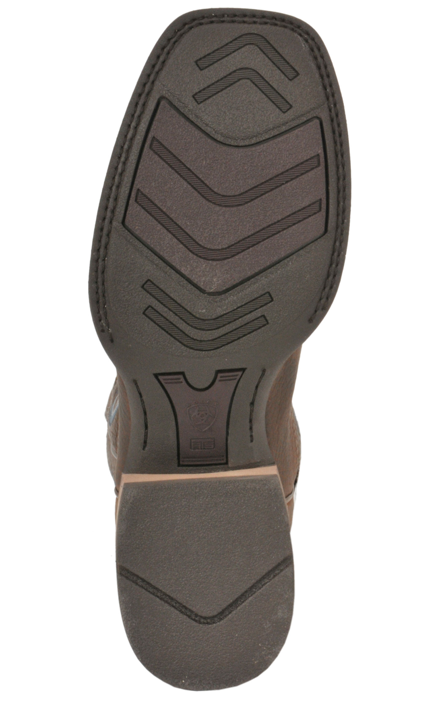 Ariat Men's Quickdraw Oiled Brown Rowdy Wide Square Toe Cowboy Boots - Image 1