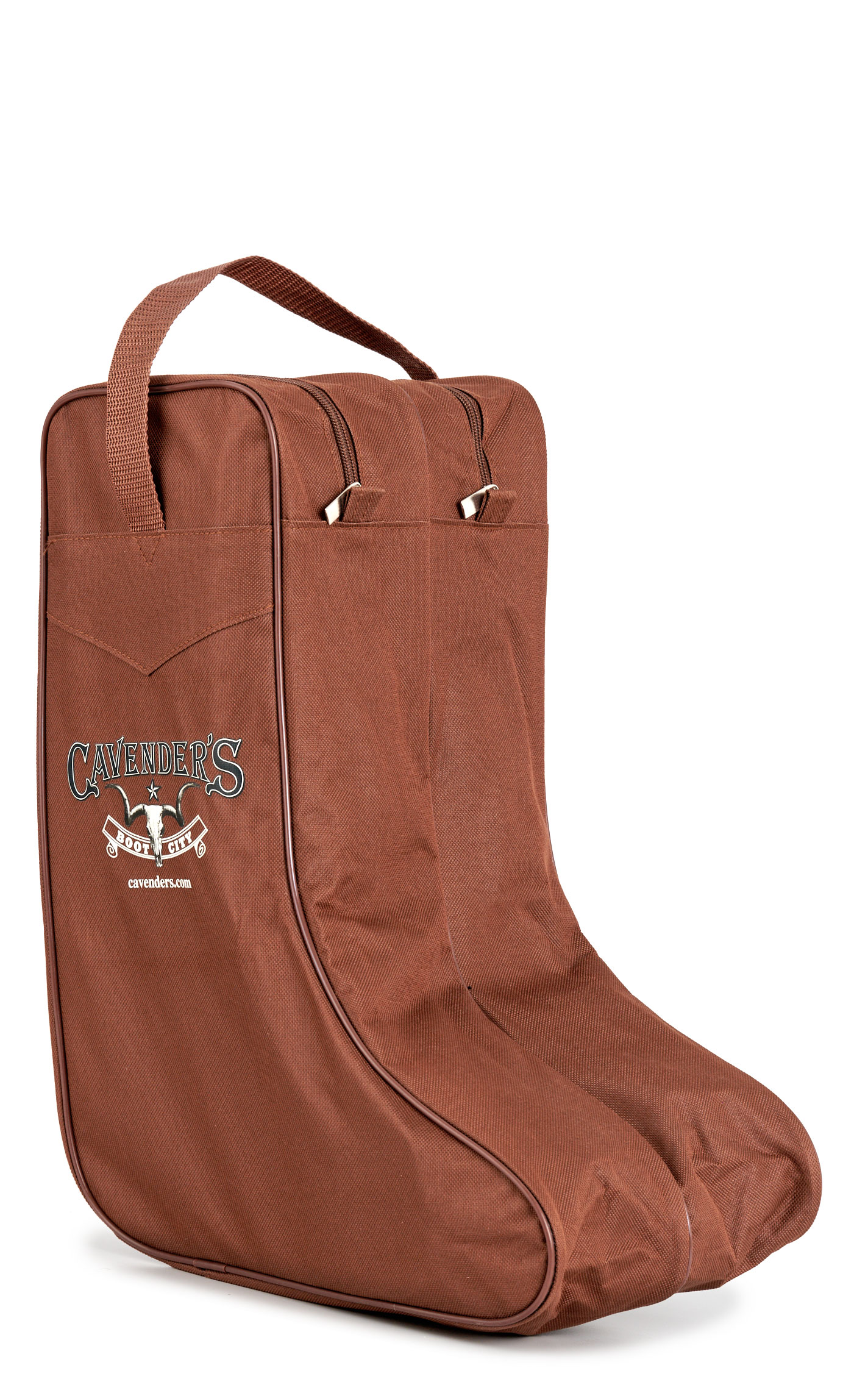 M&F Western Products Brown Embroidered Logo Boot Bag - Image 1