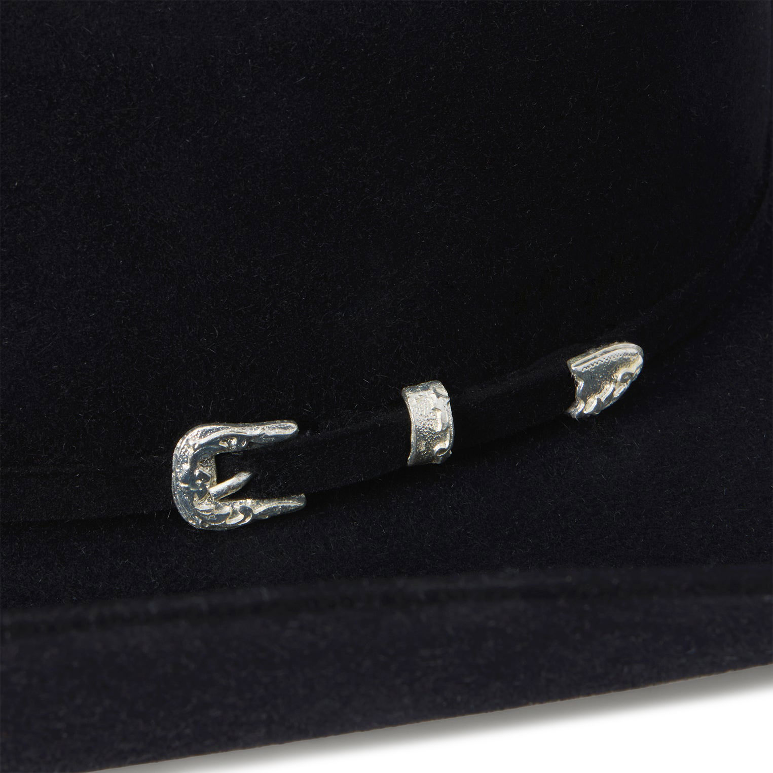 Stetson 5X Lariat Black Felt Cowboy Hat - Image 1